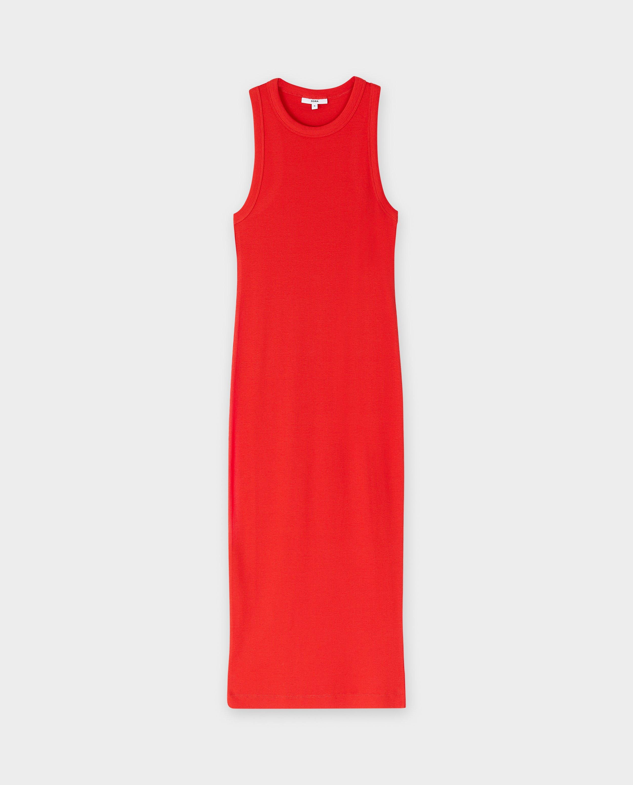 Kleedjes - Jurk met ribpatroon