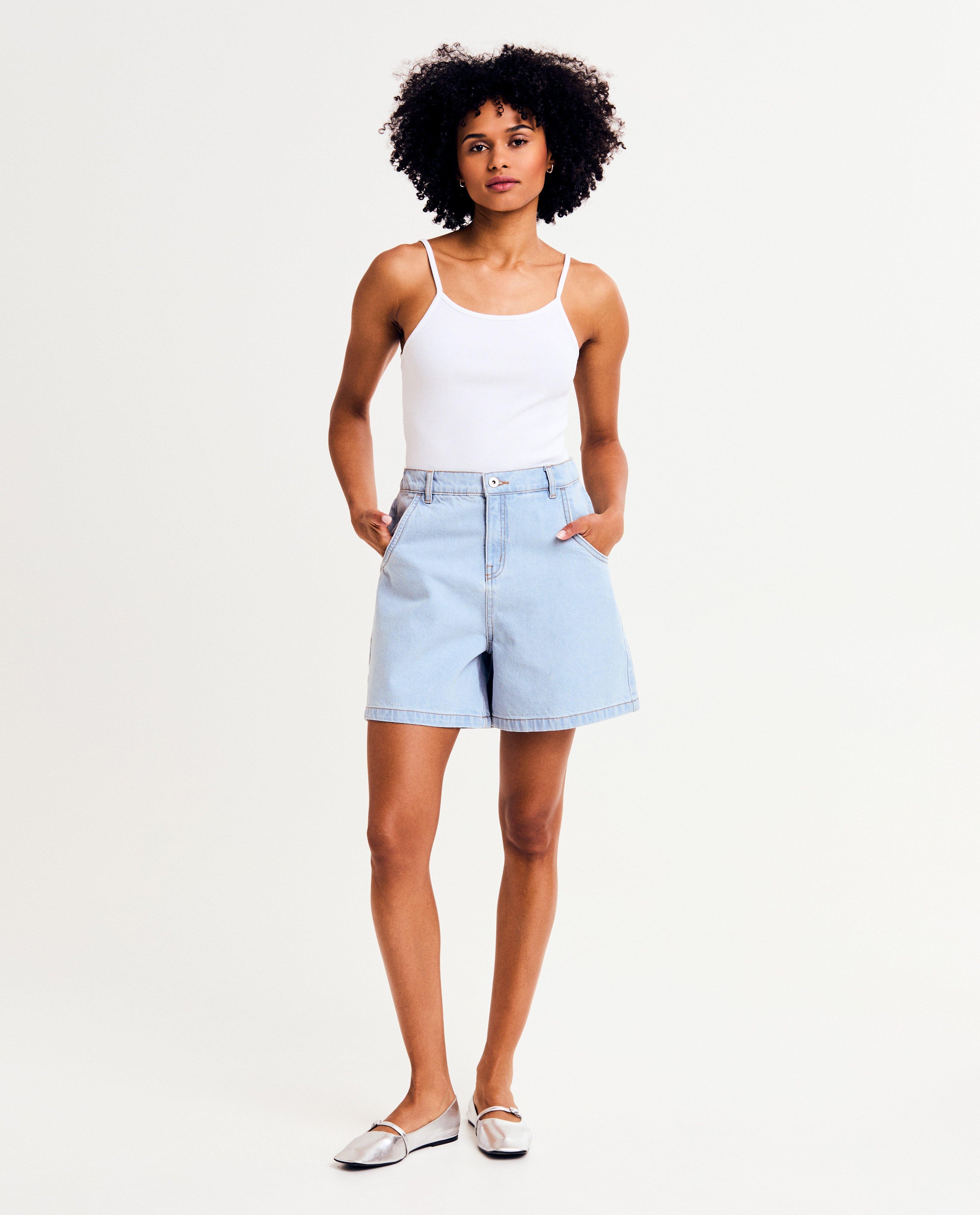 Lichtblauwe jeansshort - null - Sora