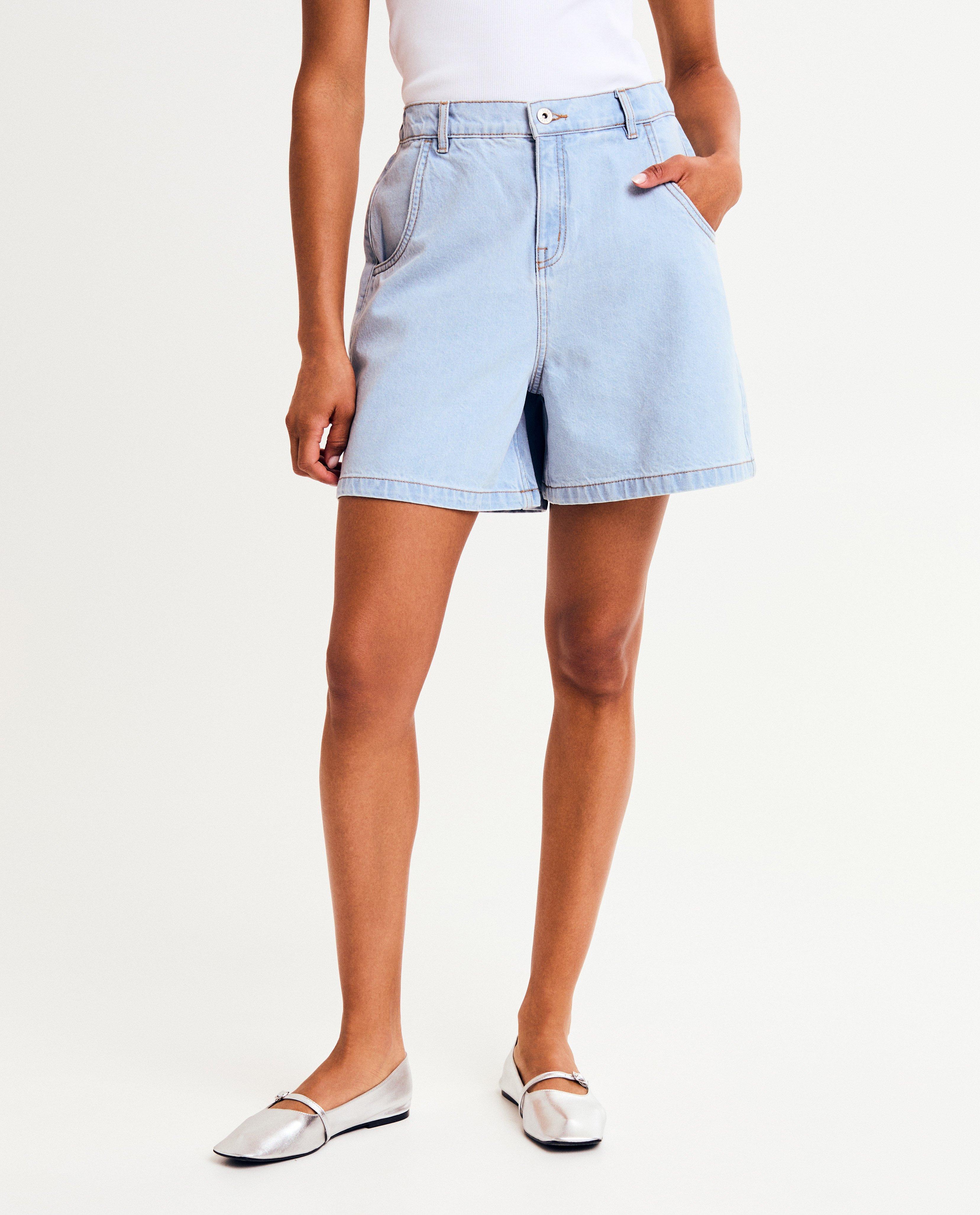 Shorten - Lichtblauwe jeansshort