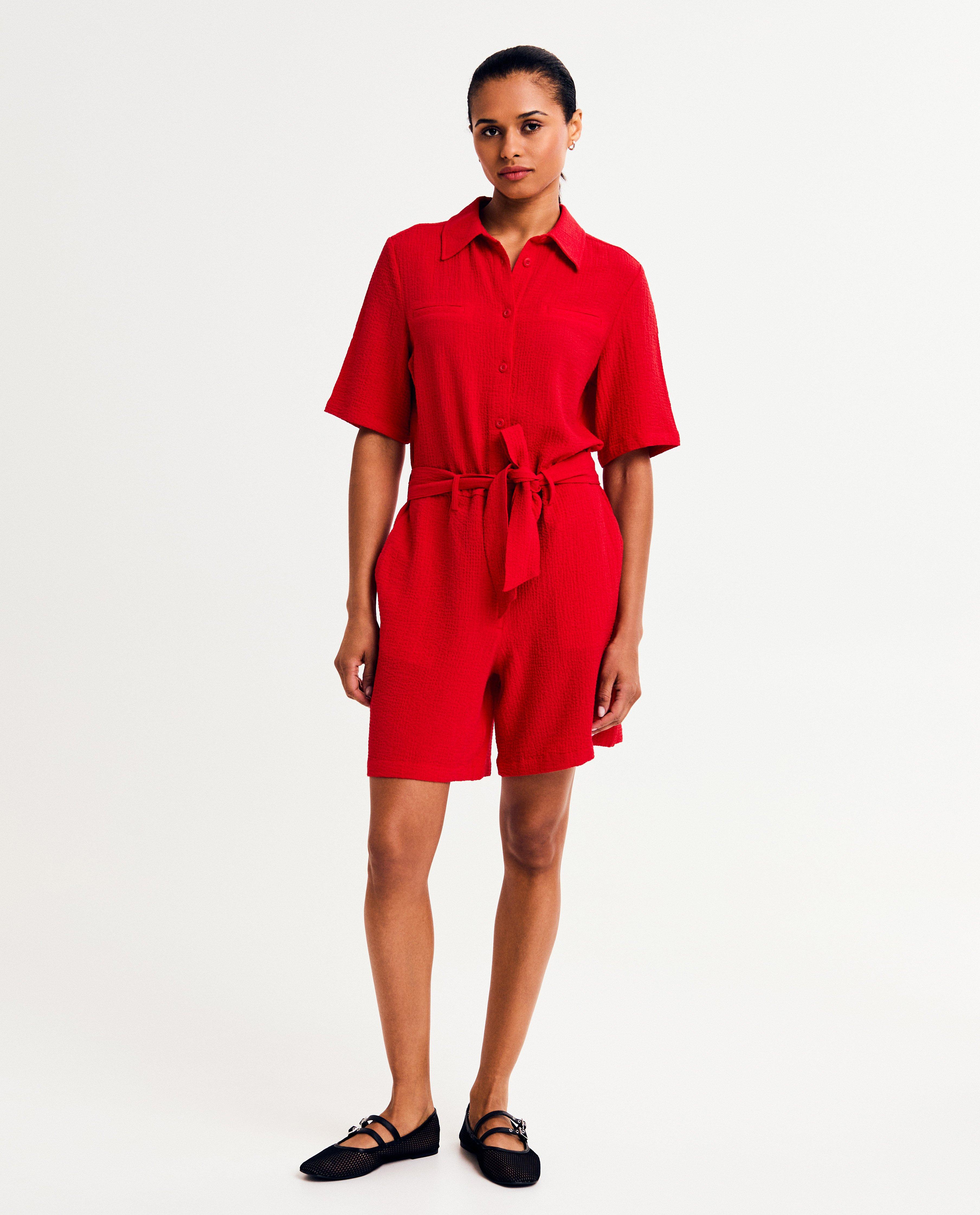 Rood jumpsuit - null - Sora