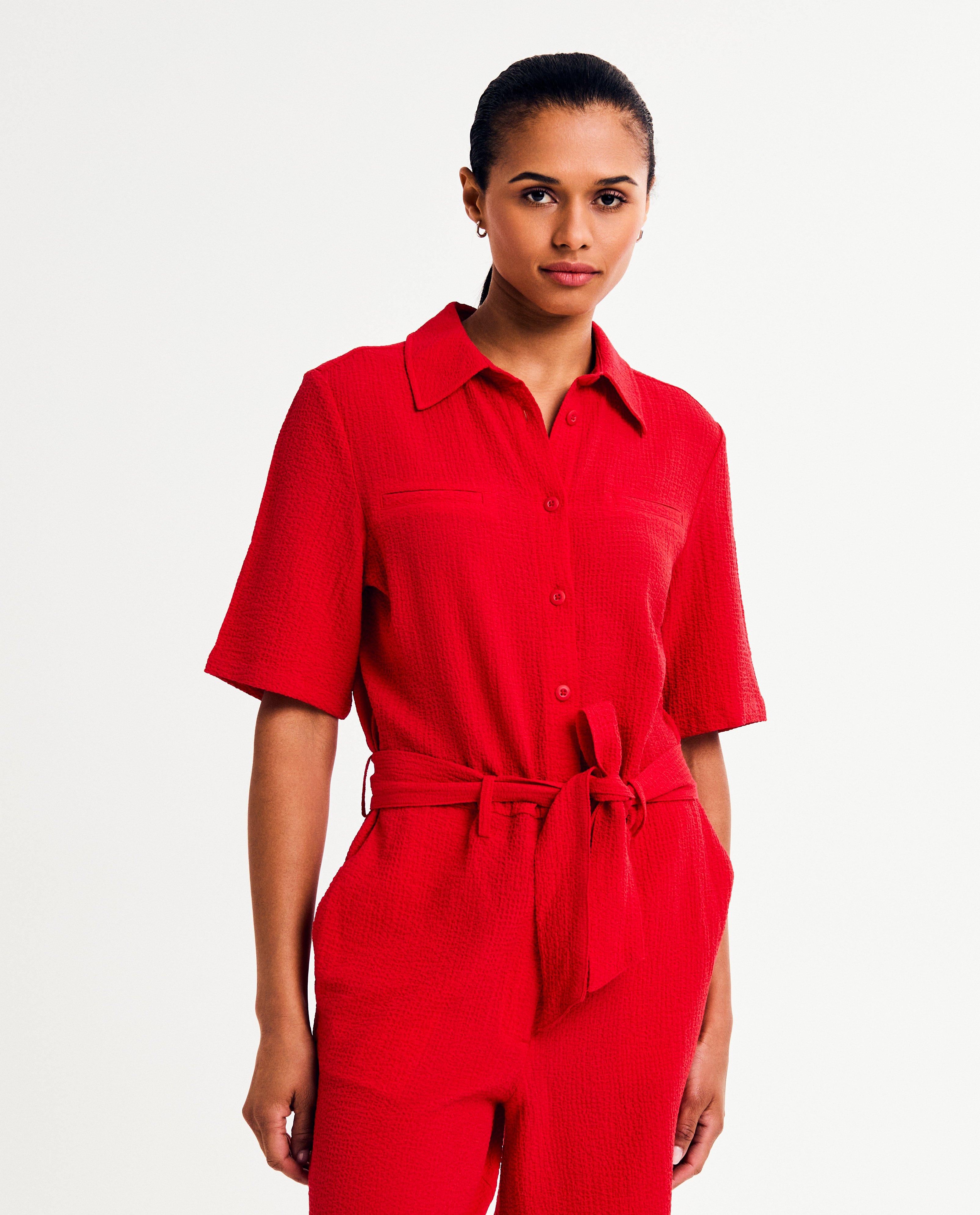 Jumpsuit - Rood jumpsuit