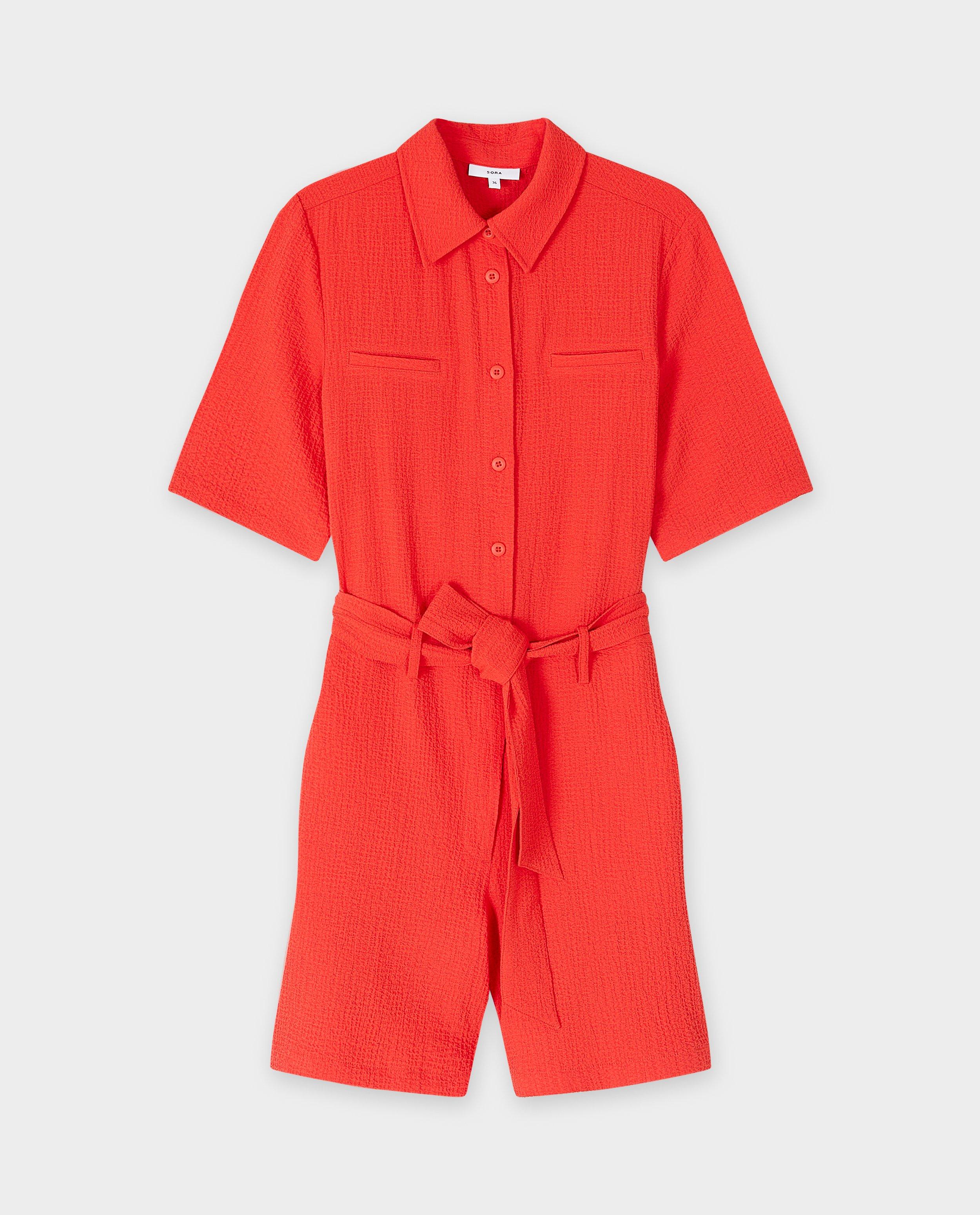 Jumpsuit - Rood jumpsuit