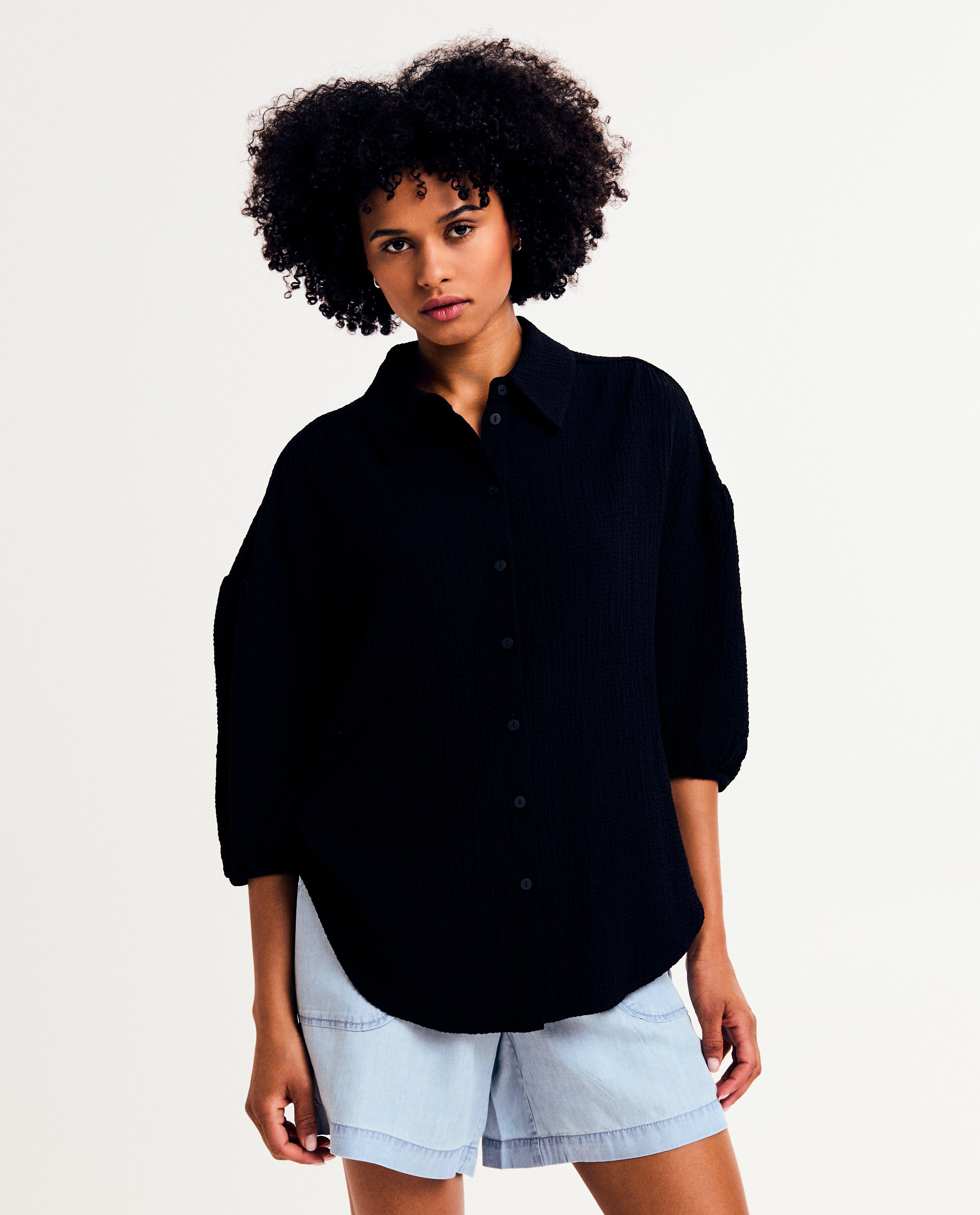 Blouse met structuur - null - Sora