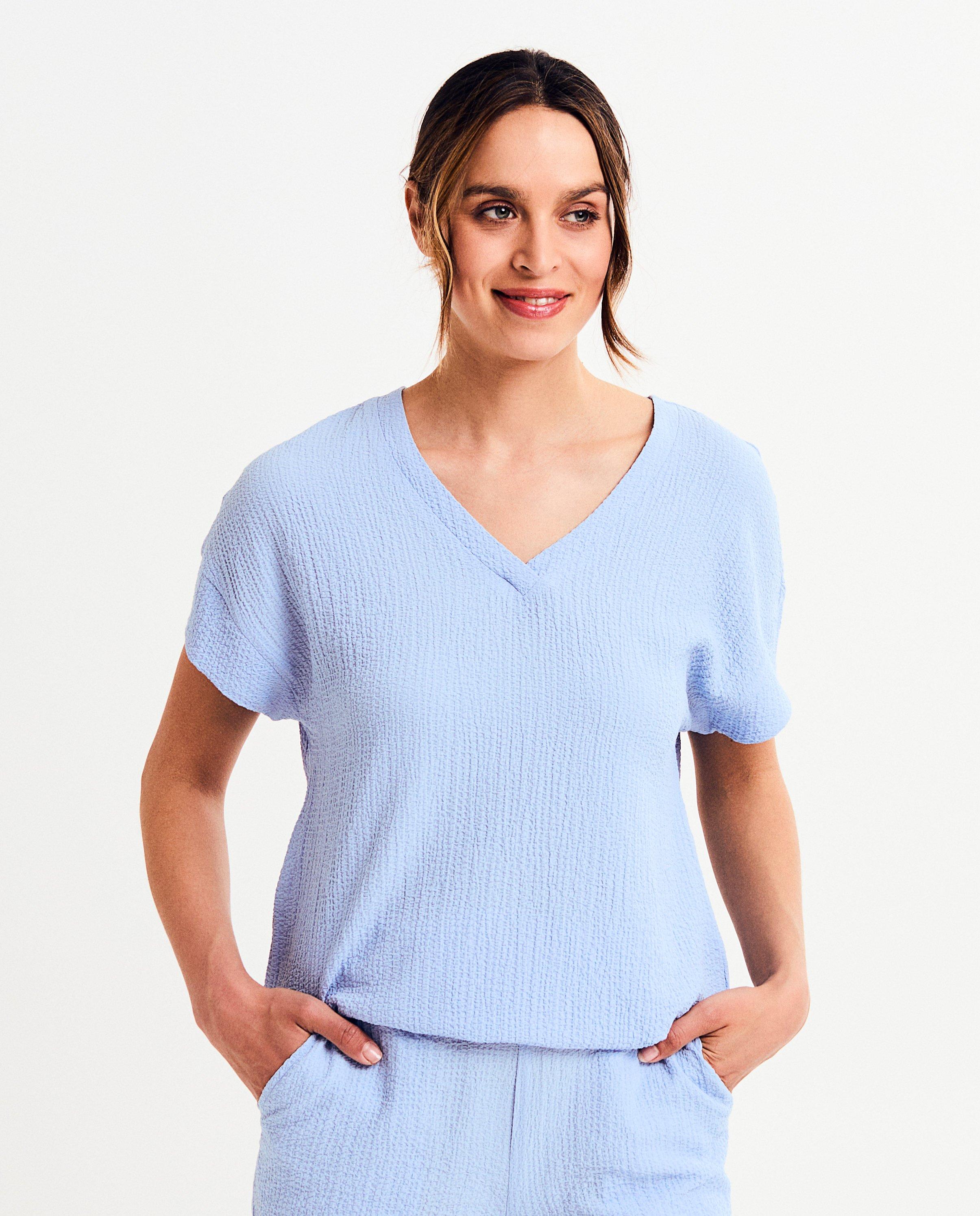Blouse met structuur - null - Sora