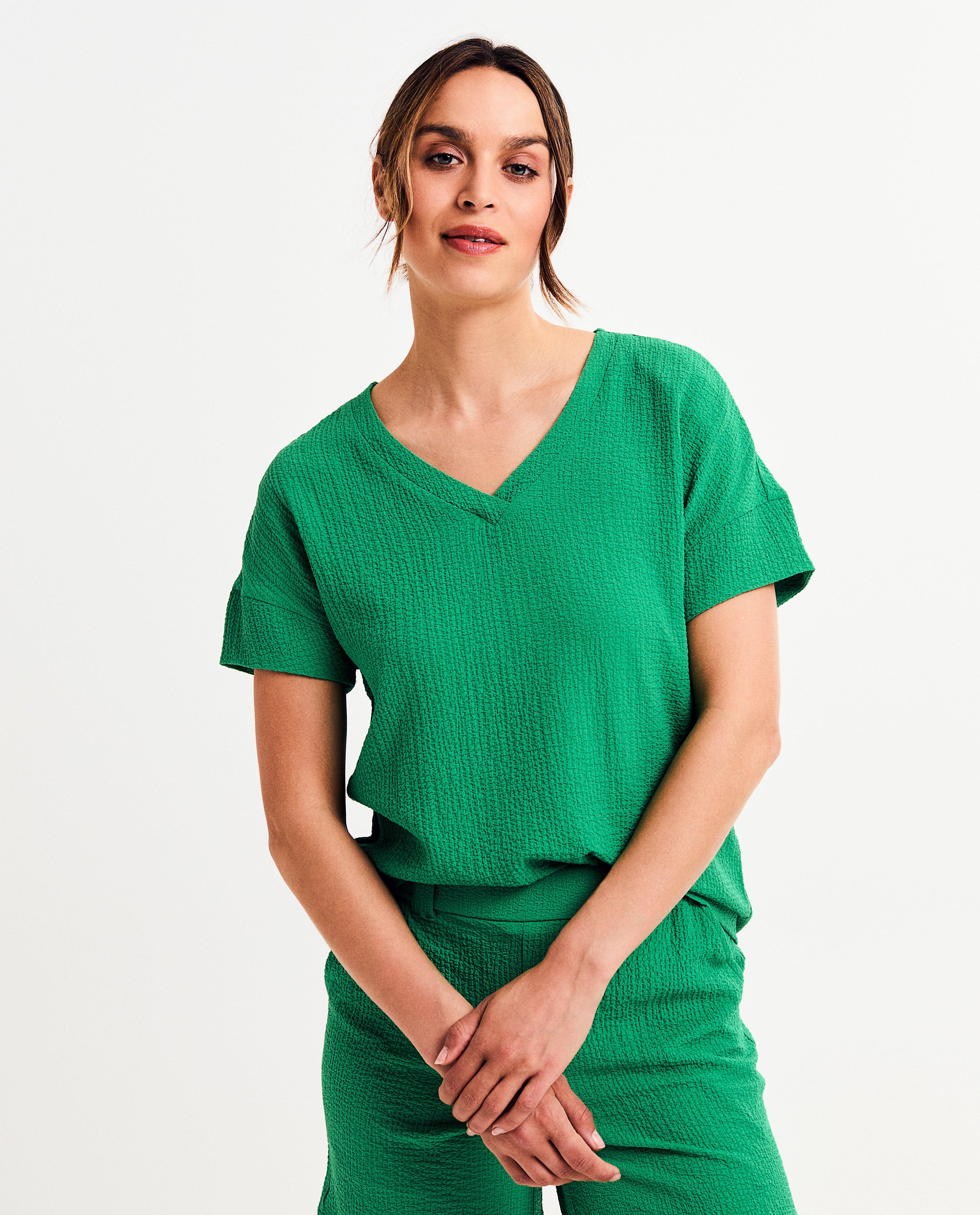 Blouse met structuur - null - Sora