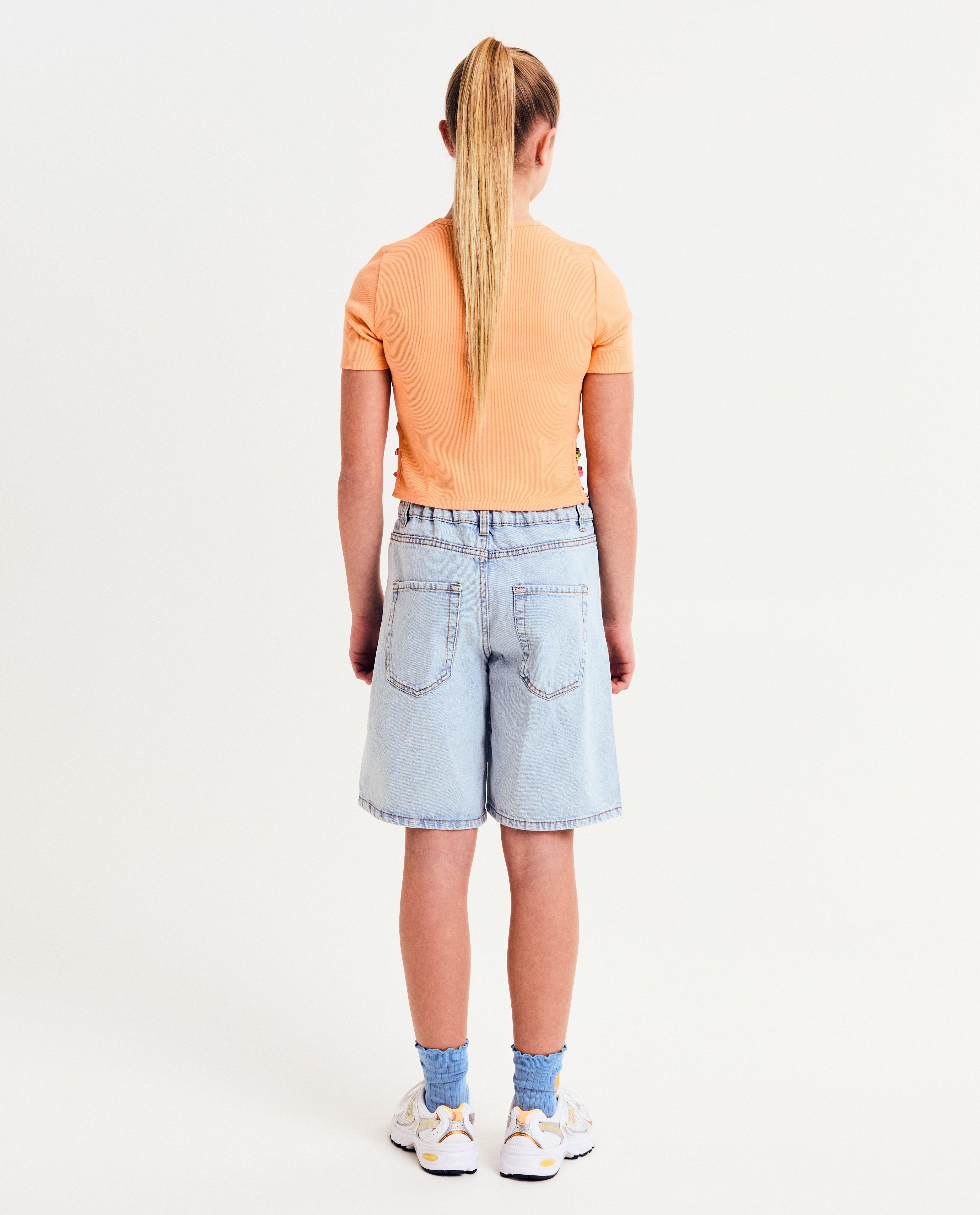 T-shirts - T-shirt met fijne rib