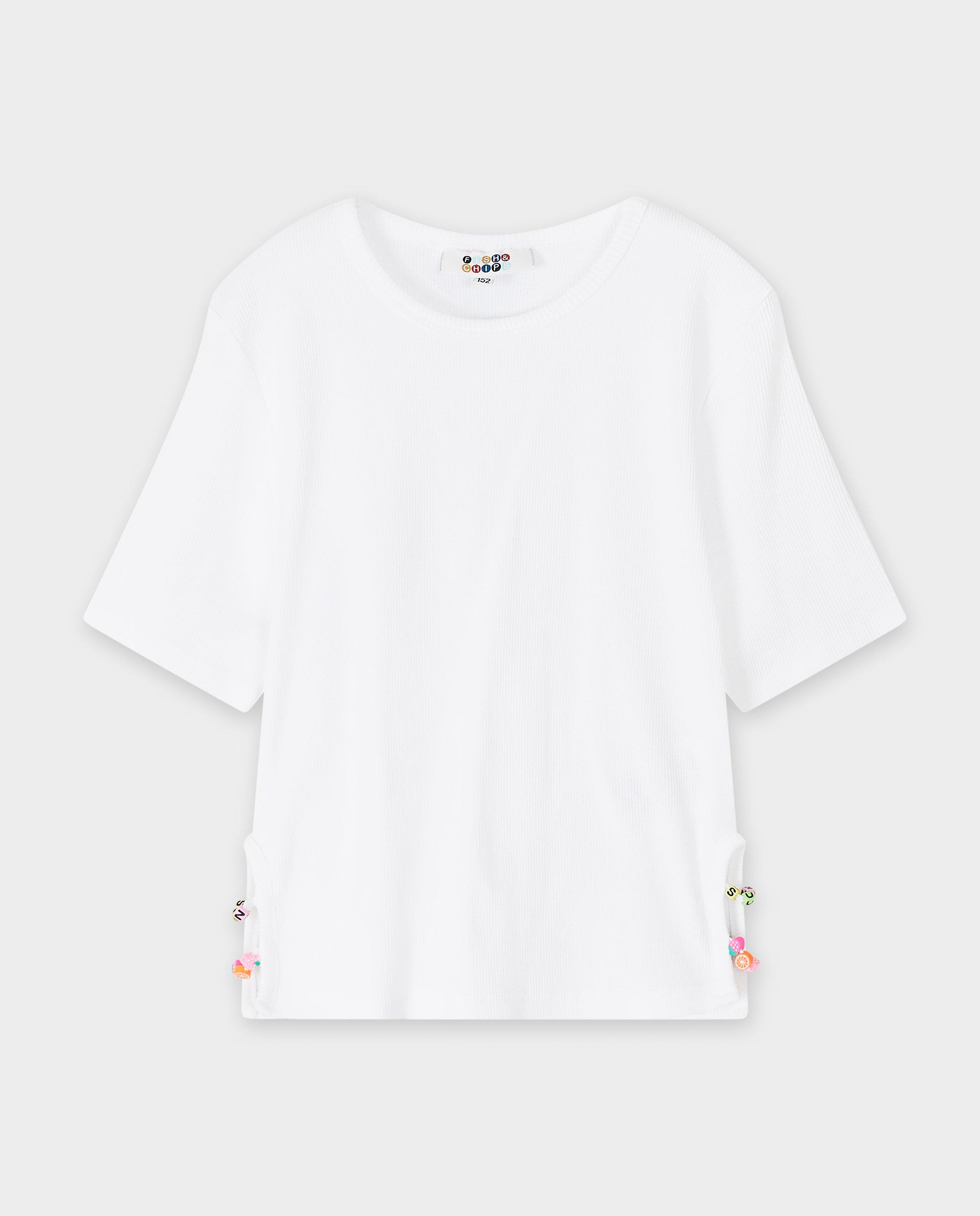 T-shirts - T-shirt met fijne rib