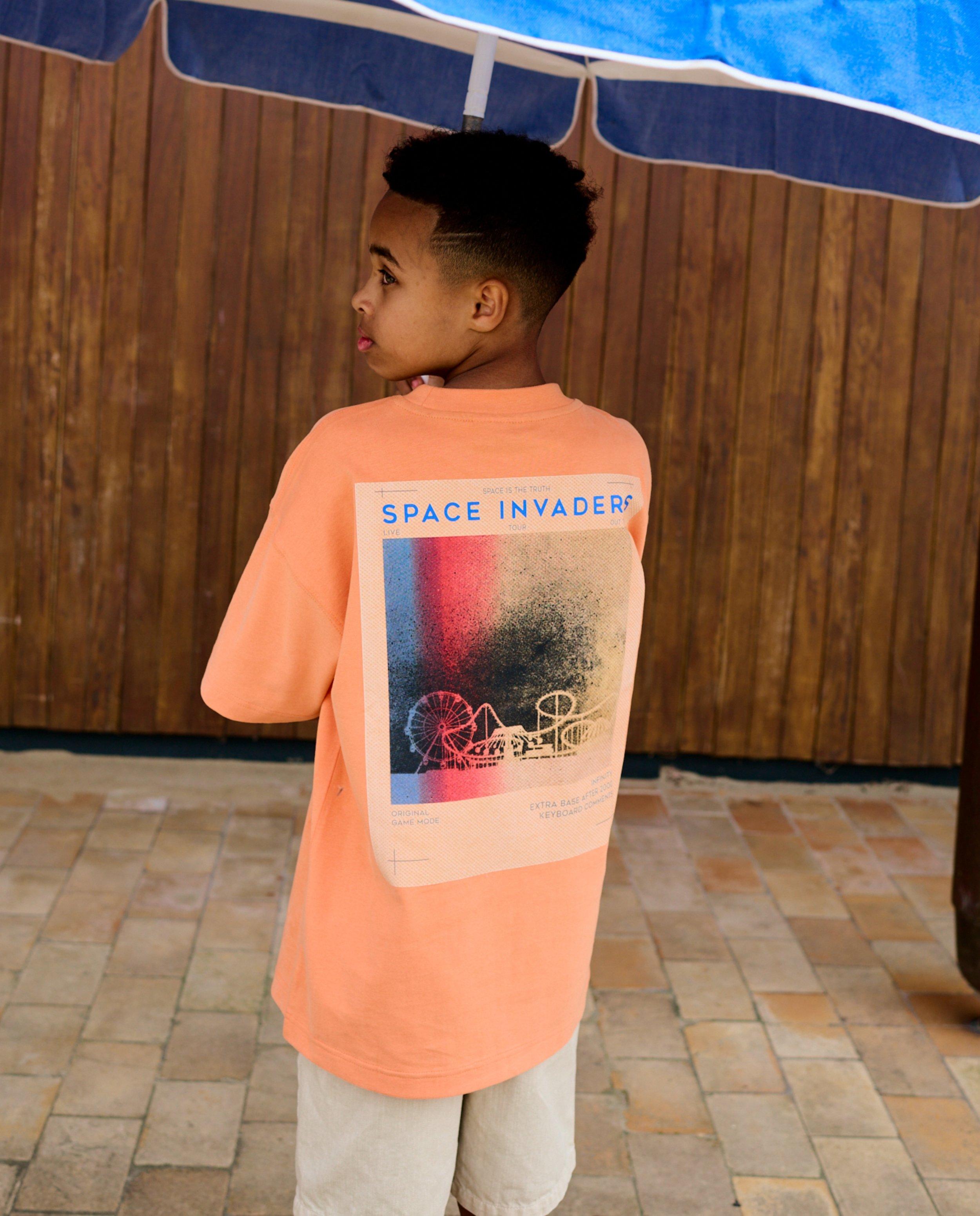 T-shirt à imprimé dorsal, coupe ample - null - Waiko