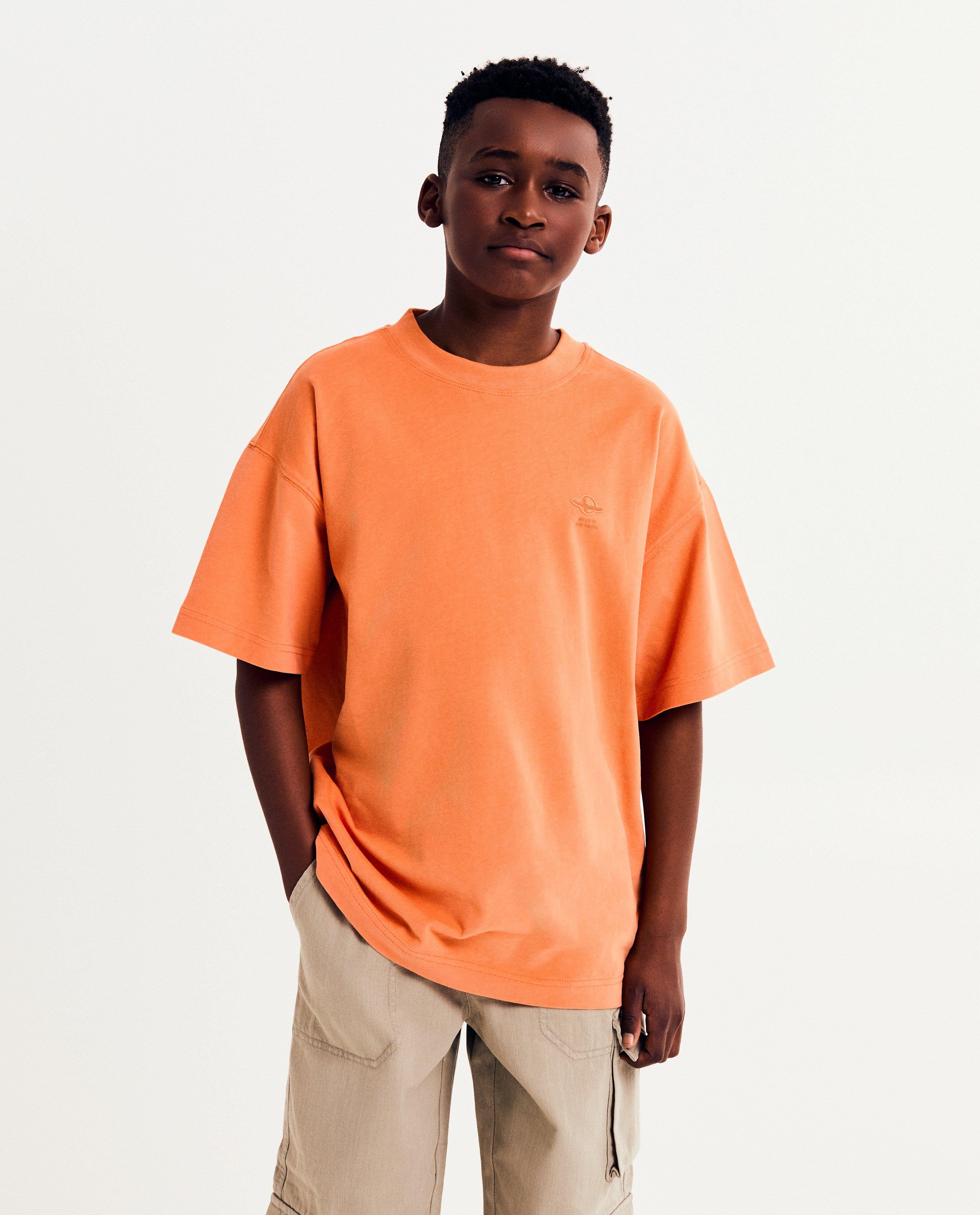 T-shirts - T-shirt met backprint, loose fit