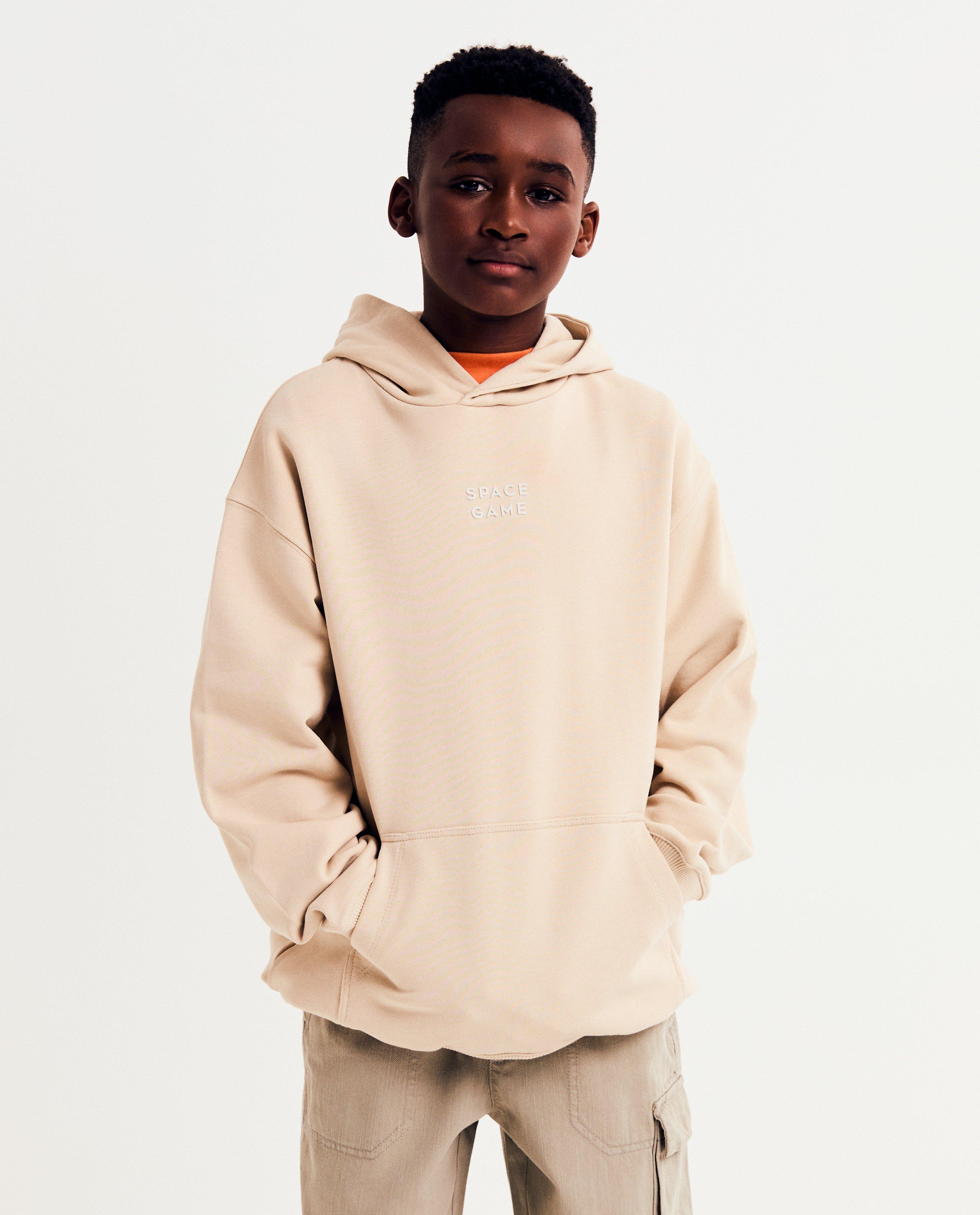 Hoodie met backprint, loose fit - null - Waiko