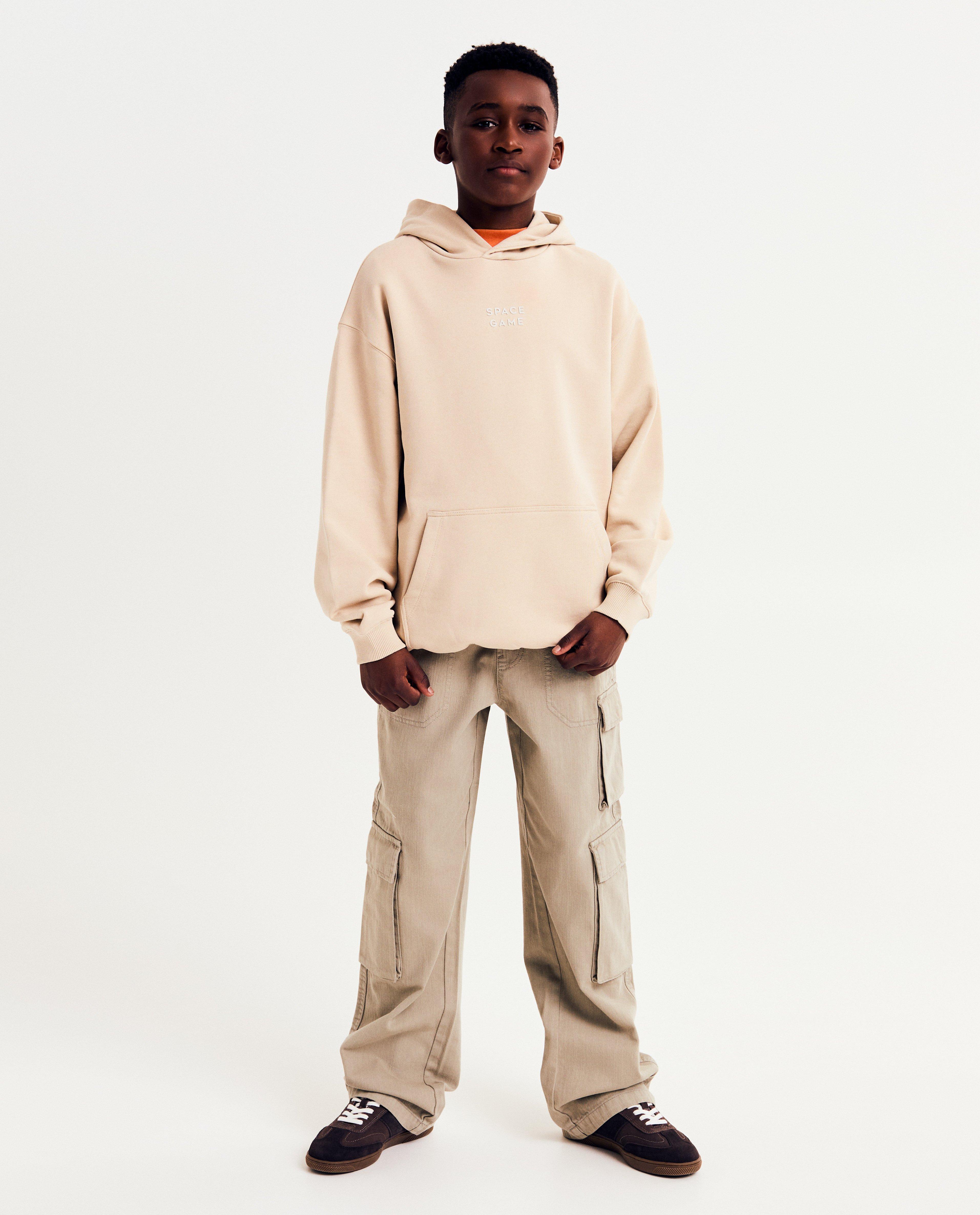 Sweaters - Hoodie met backprint, loose fit