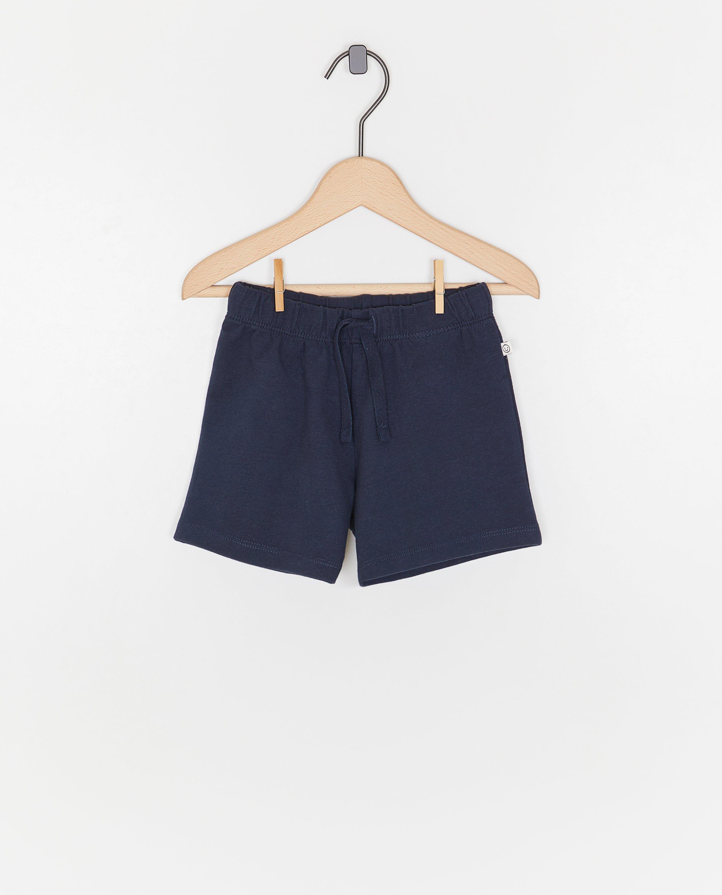 Donkerblauwe short