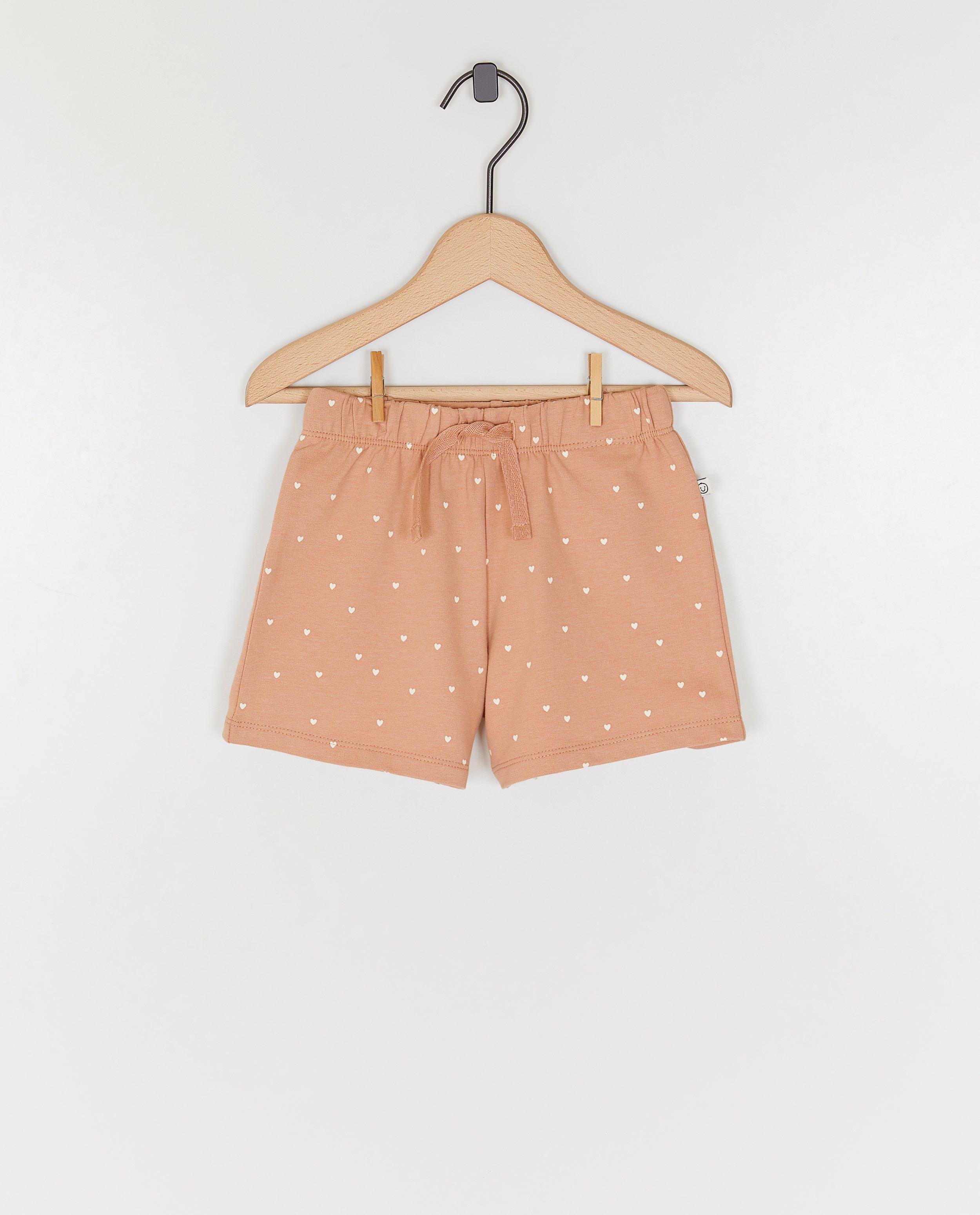 Short met hartjesprint