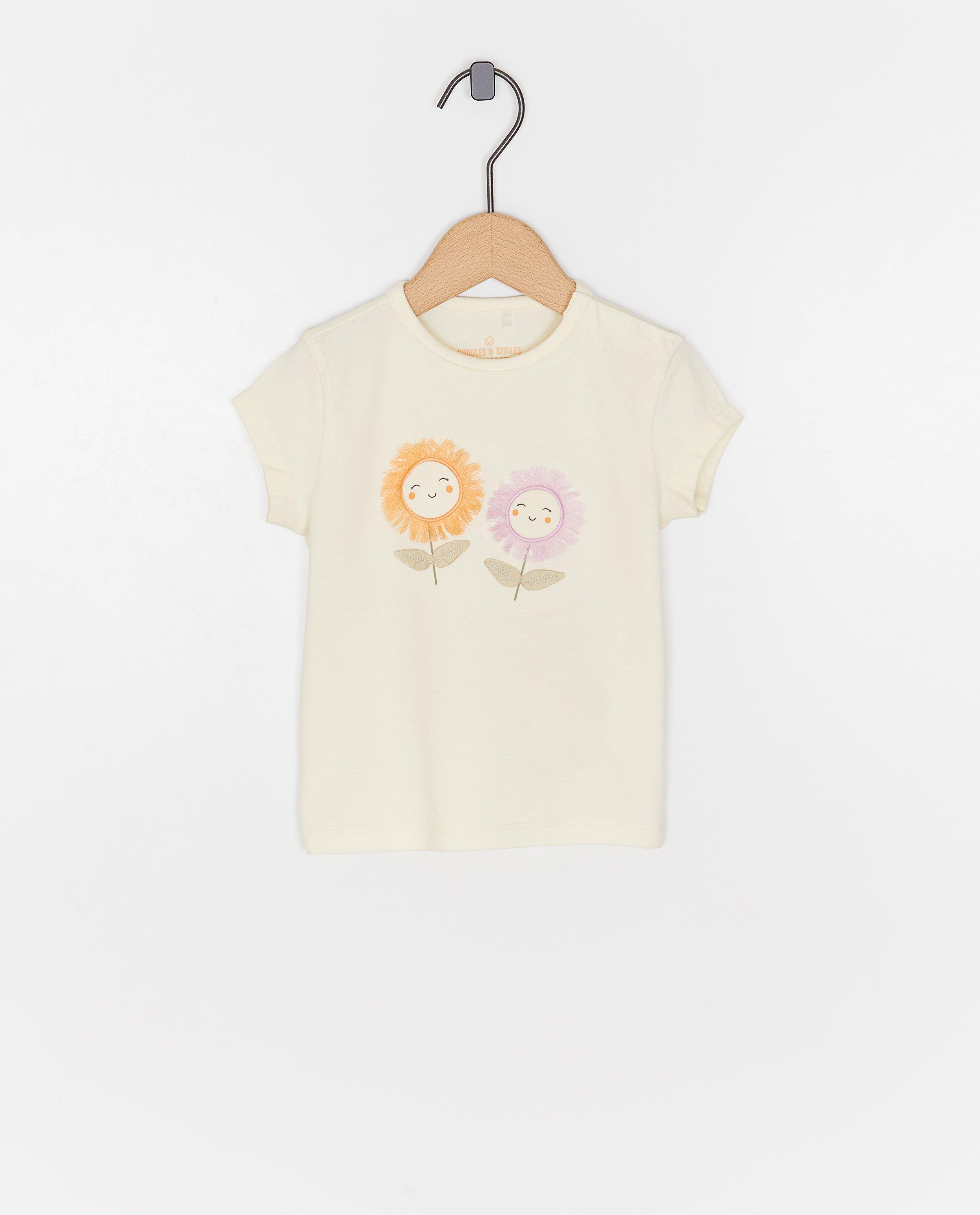 T-shirt met bloemenprint