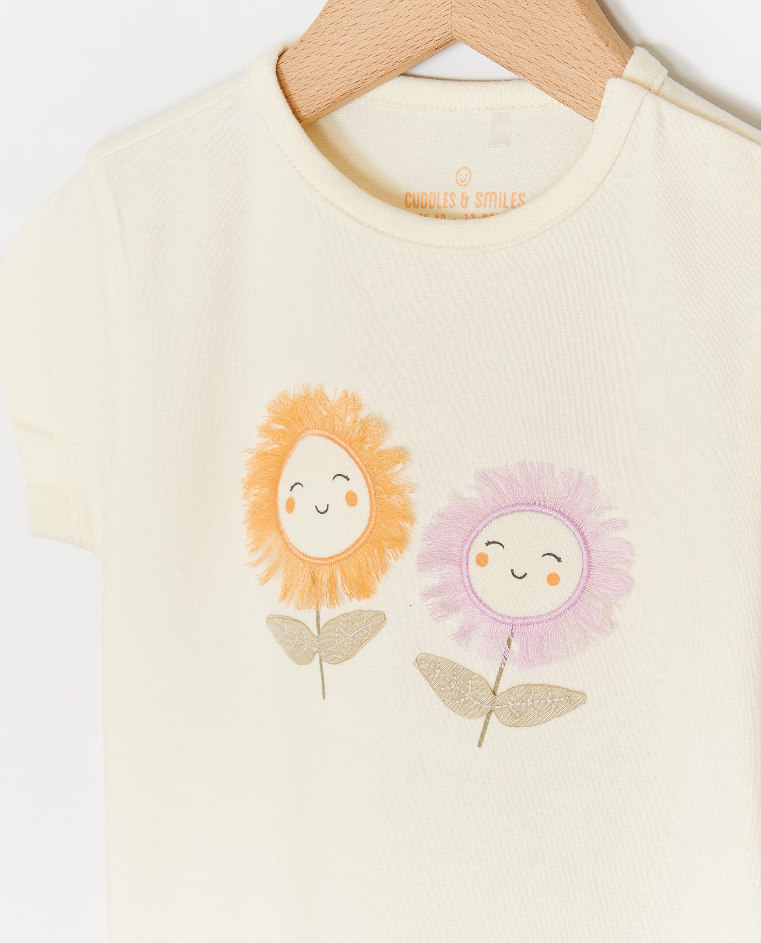 T-shirts - T-shirt met bloemenprint