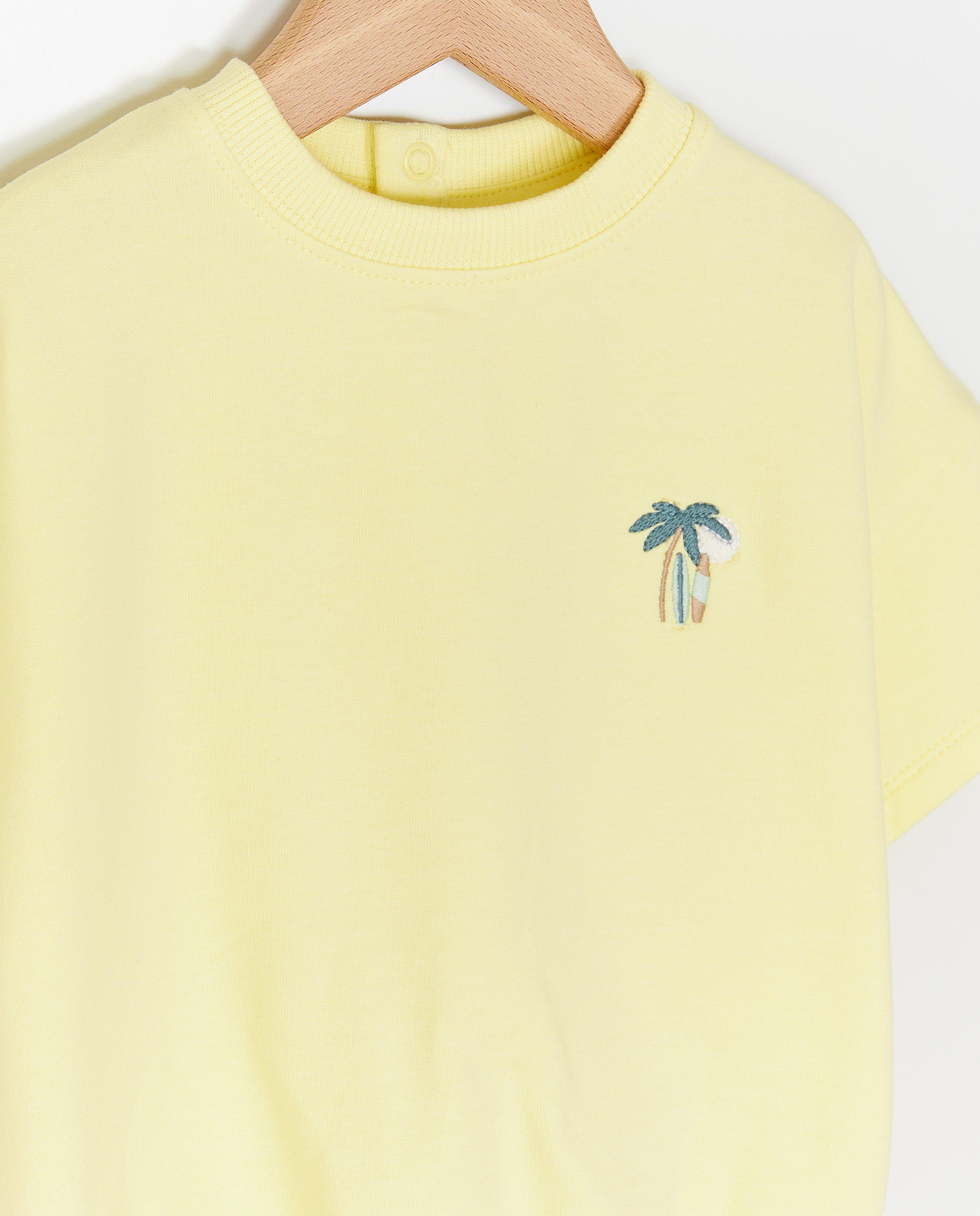 T-shirts - T-shirt avec imprimé palmier