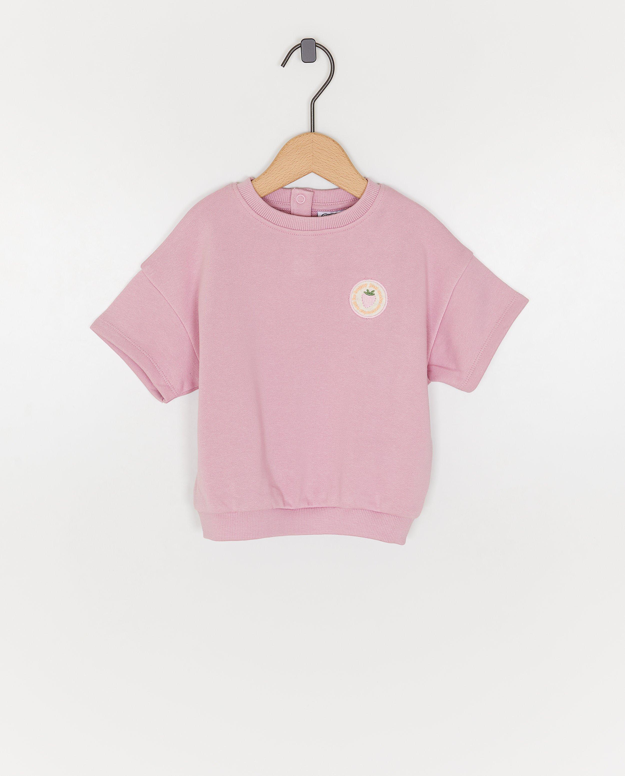 T-shirt van sweatstof - null - Bumba