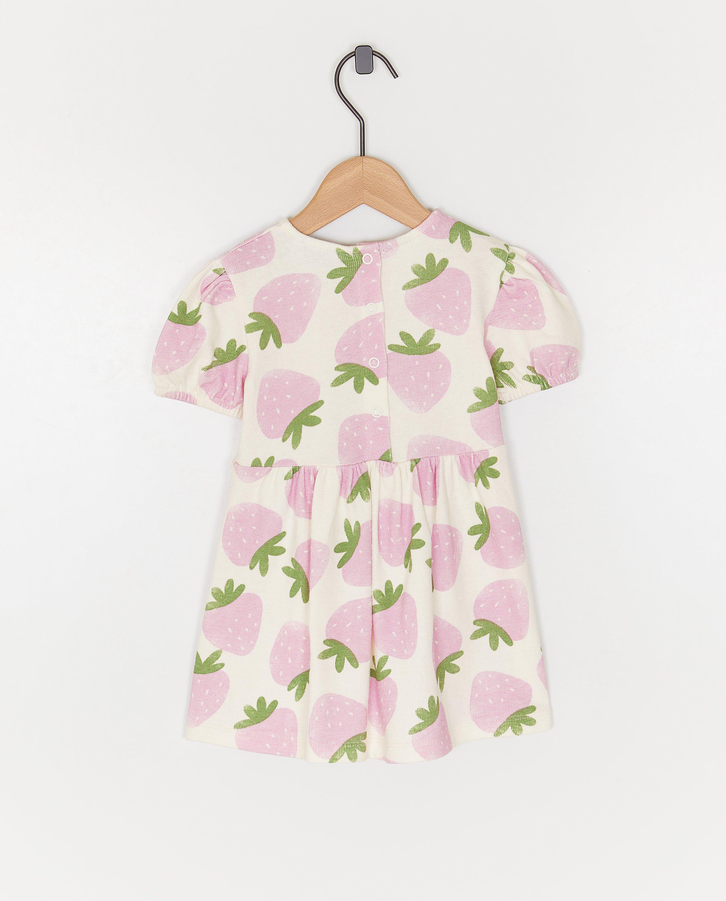 Robes - Robe à imprimé fraise