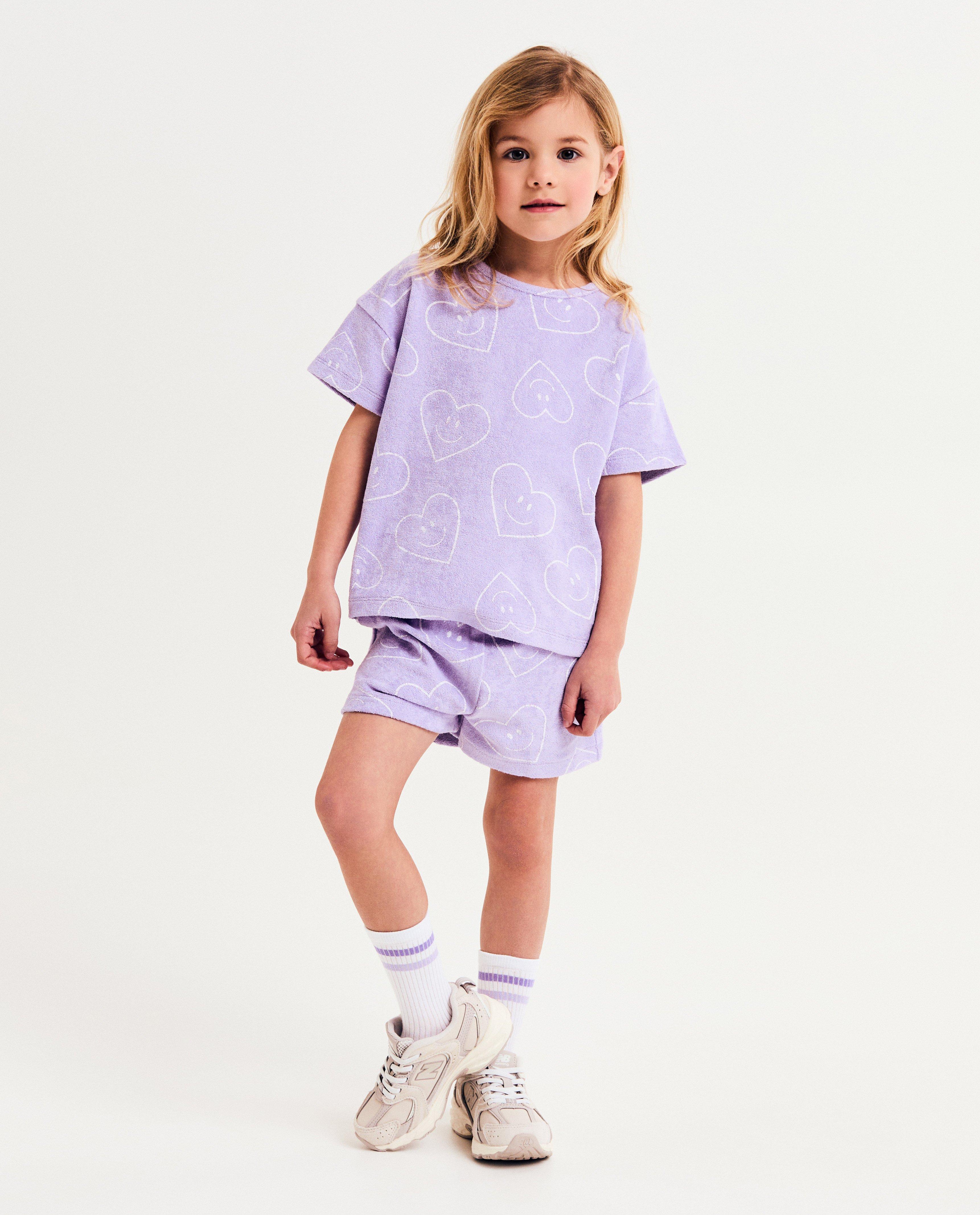 T-shirts - T-shirt met hartjesprint