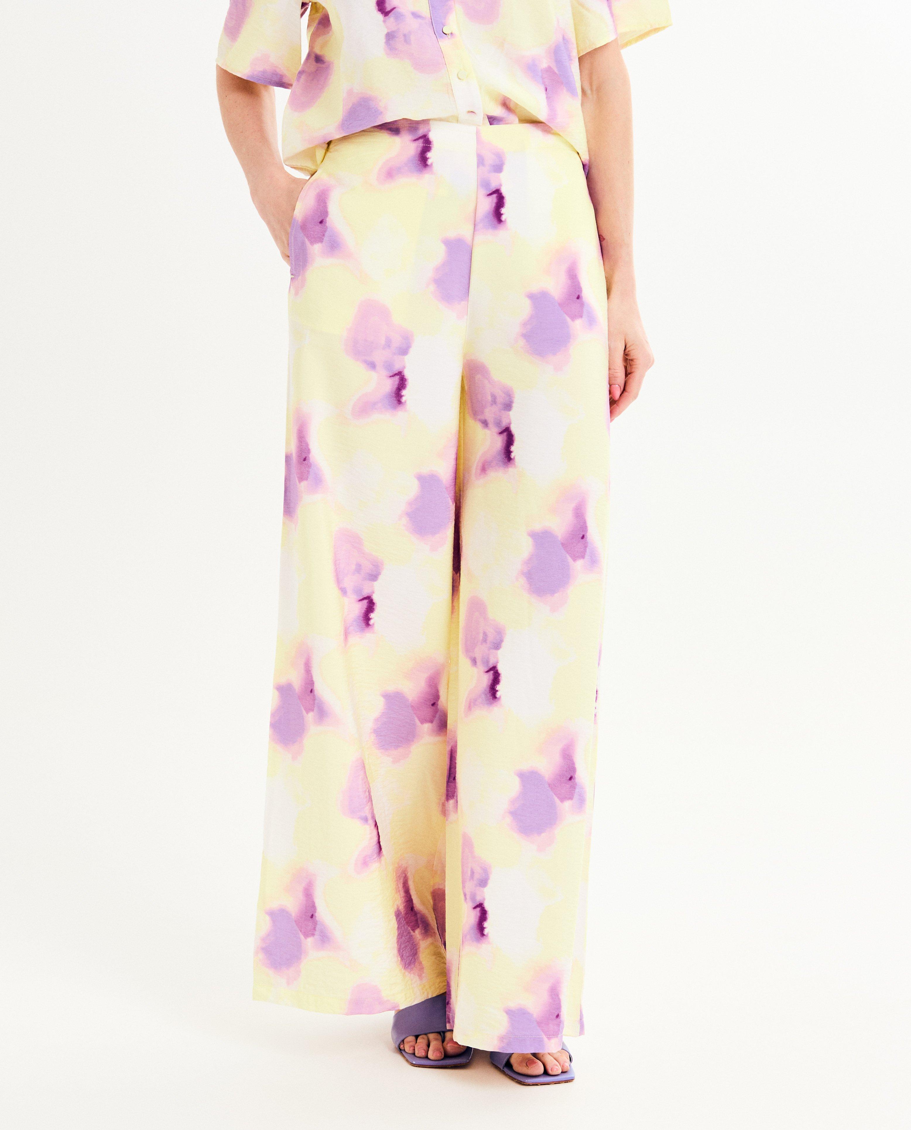Pantalons - Pantalon tie dye, jambe large