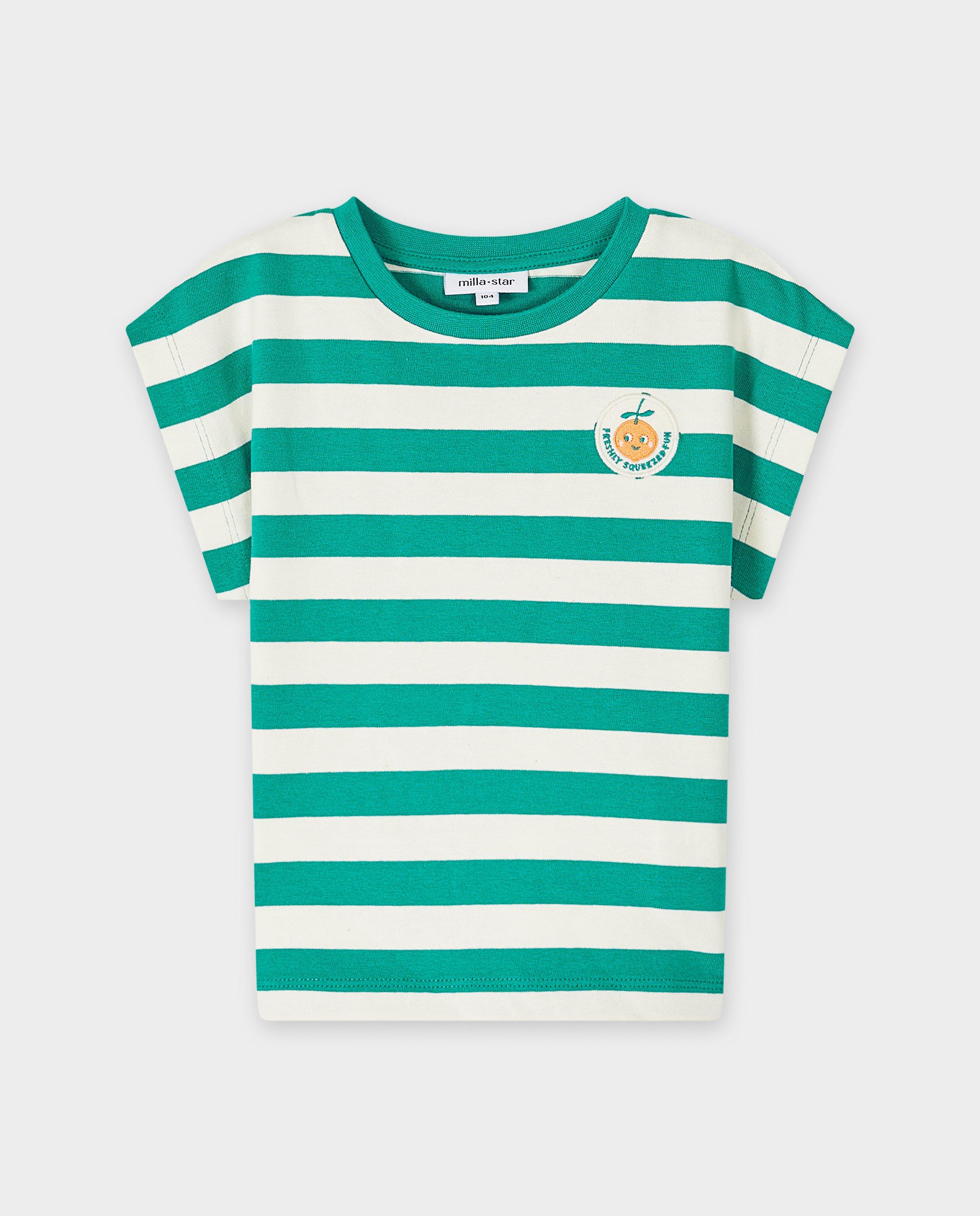 T-shirt met strepen - Product Detail - khaki - afbeelding nummer 4