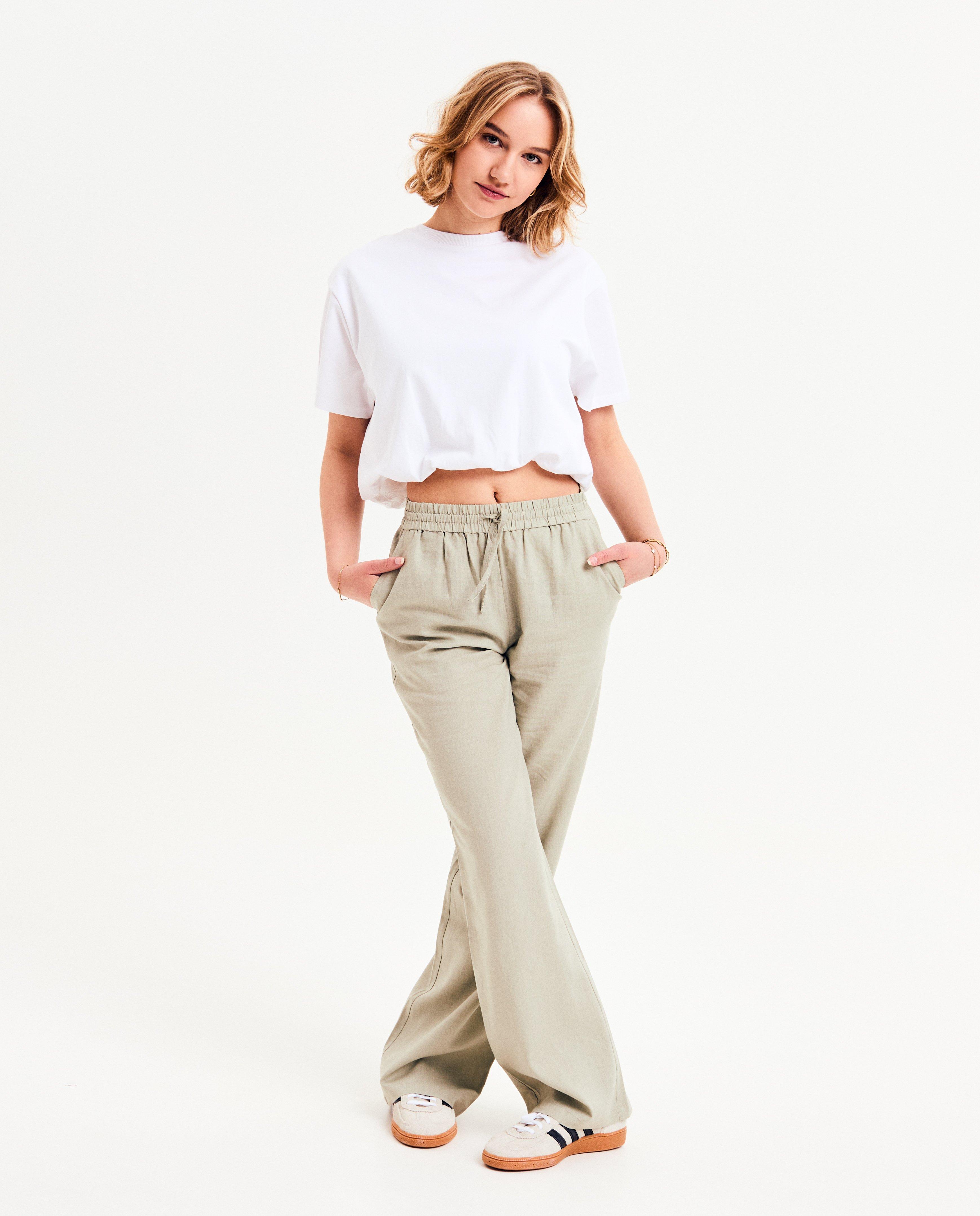T-shirts - Wit T-shirt, oversized fit