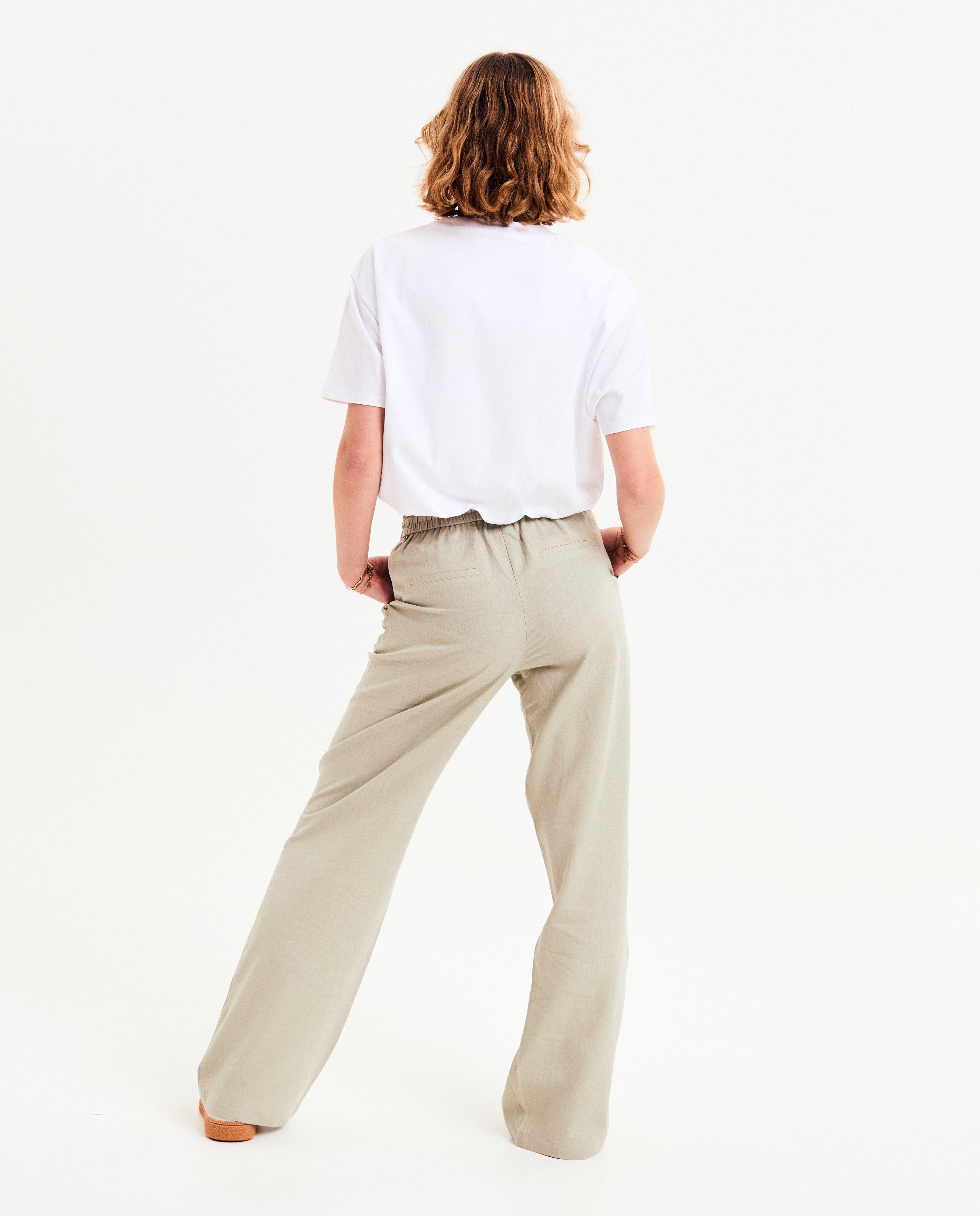 T-shirts - Wit T-shirt, oversized fit