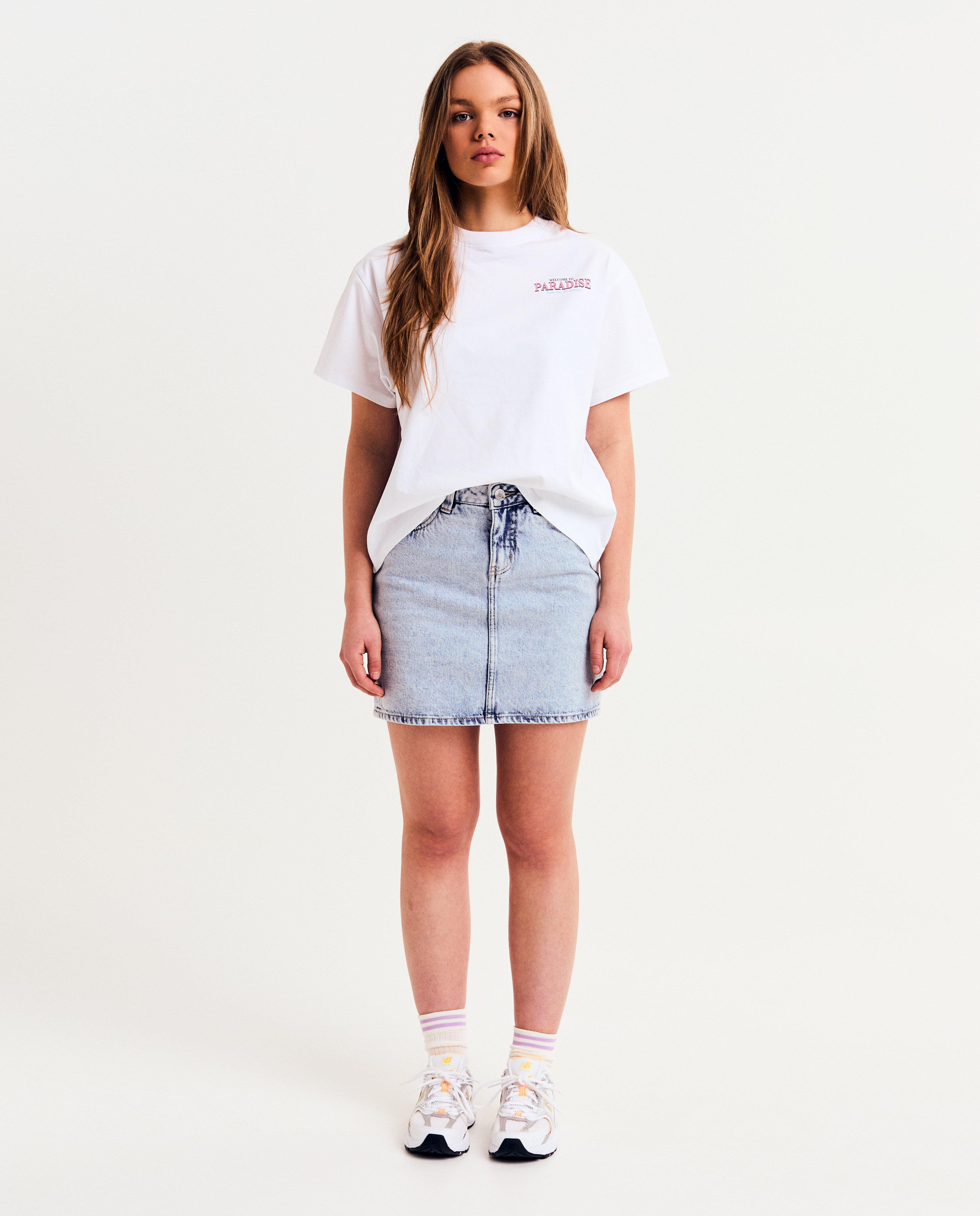 Lichtblauwe jeansrok - null - Groggy