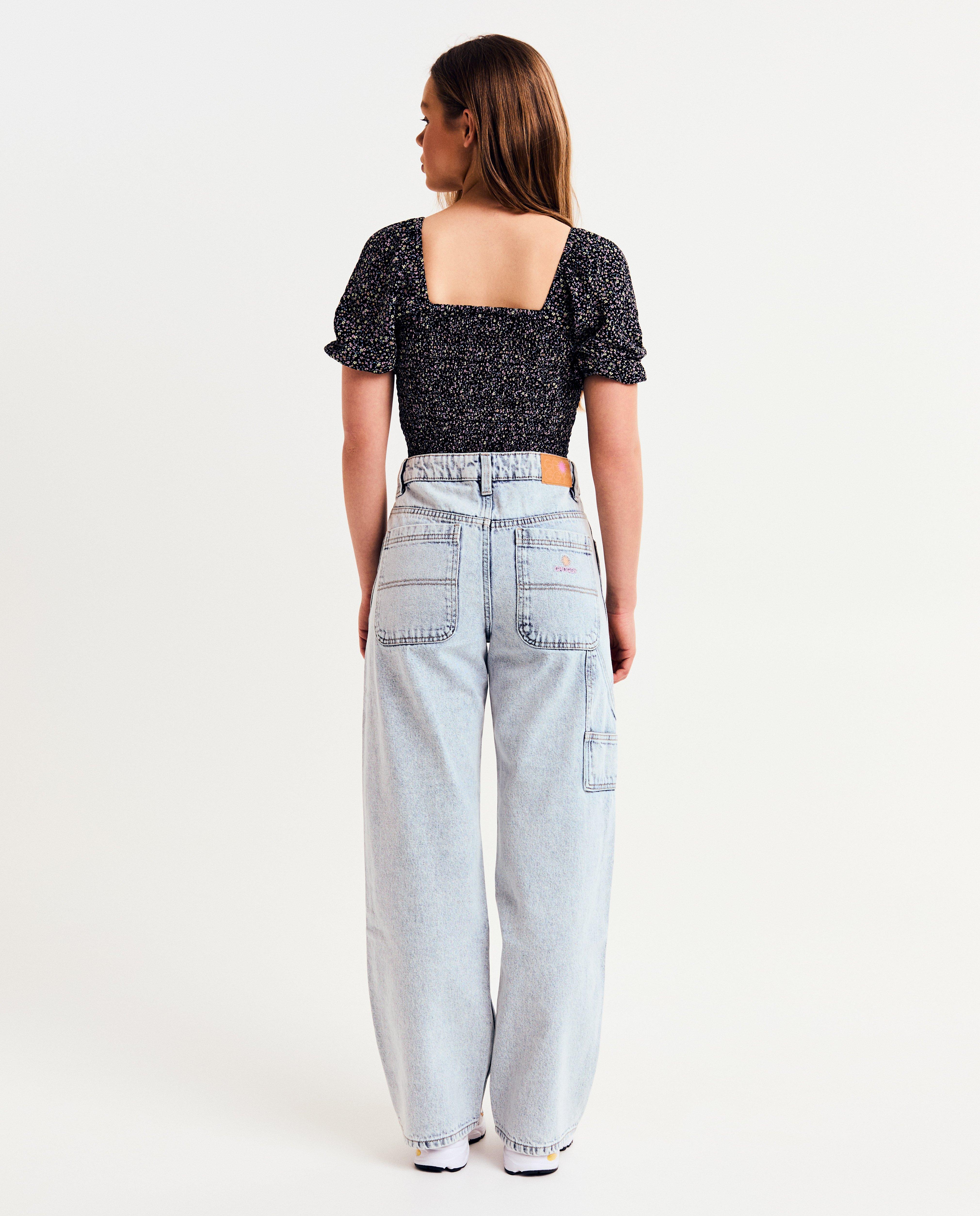 Jeans - Jeansbroek met carpenter details, straight fit