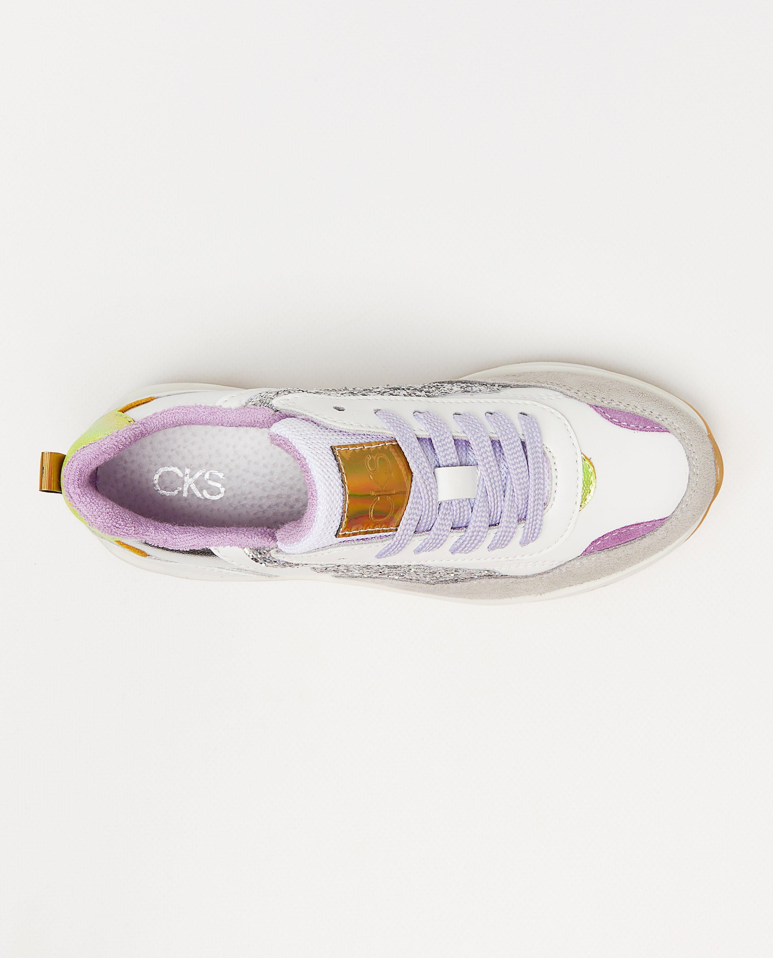 Schoenen - Sneakers met metallic details, maat 31-35