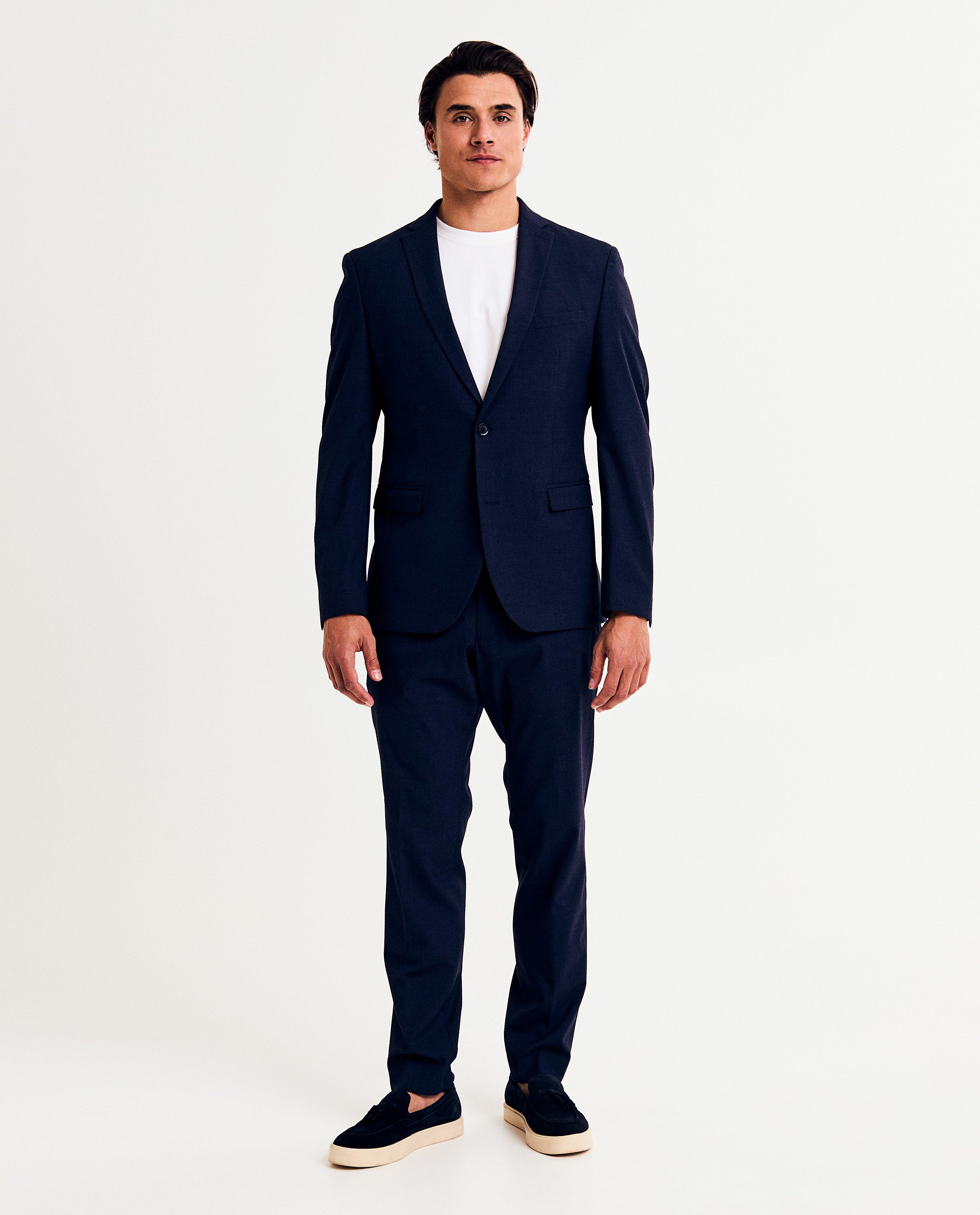 Pantalon de costume bleu foncé
