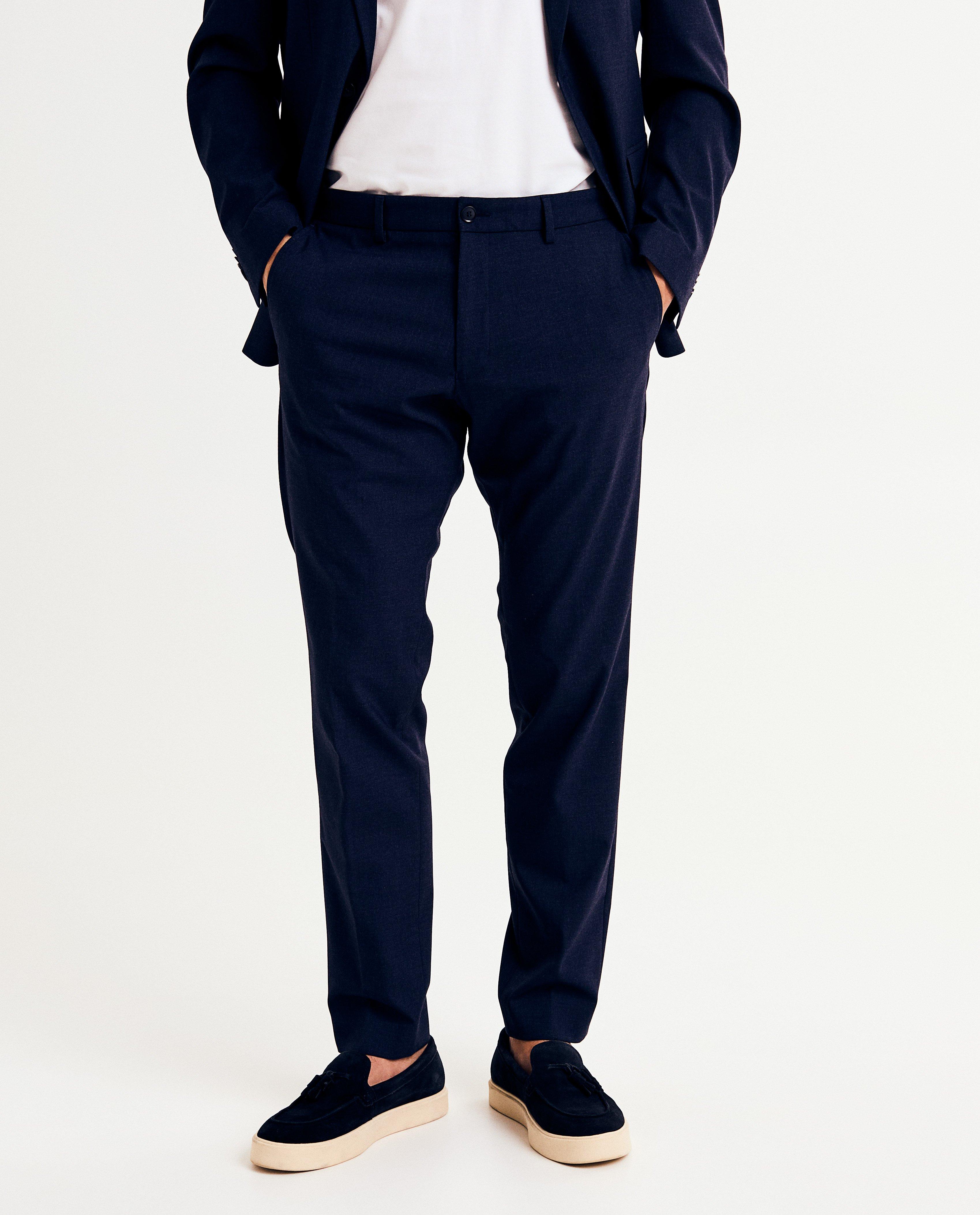 Pantalons - Pantalon de costume bleu foncé