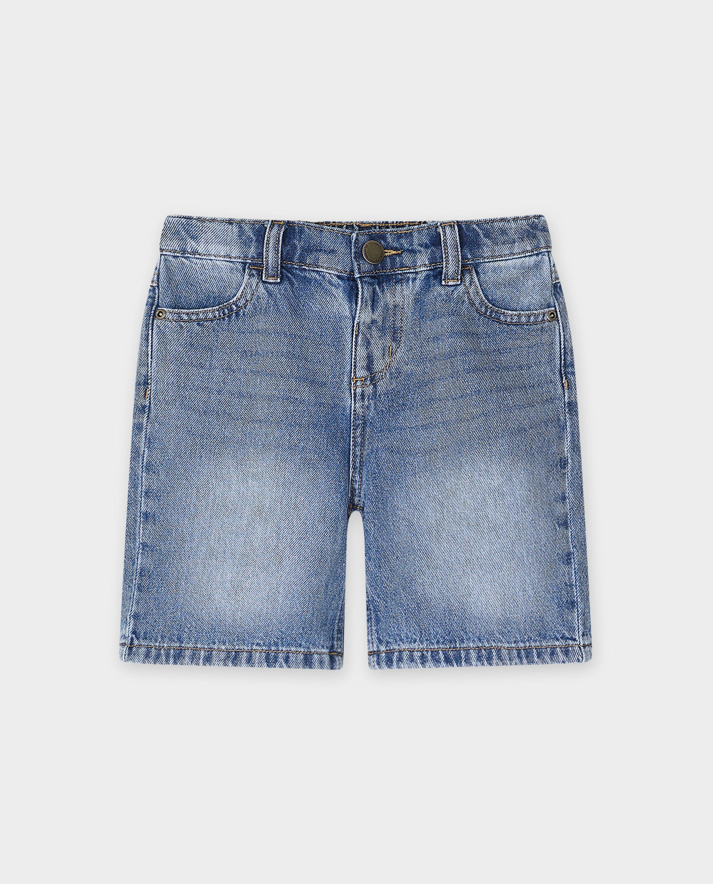 Blauwe jeansshort - null - Enfant