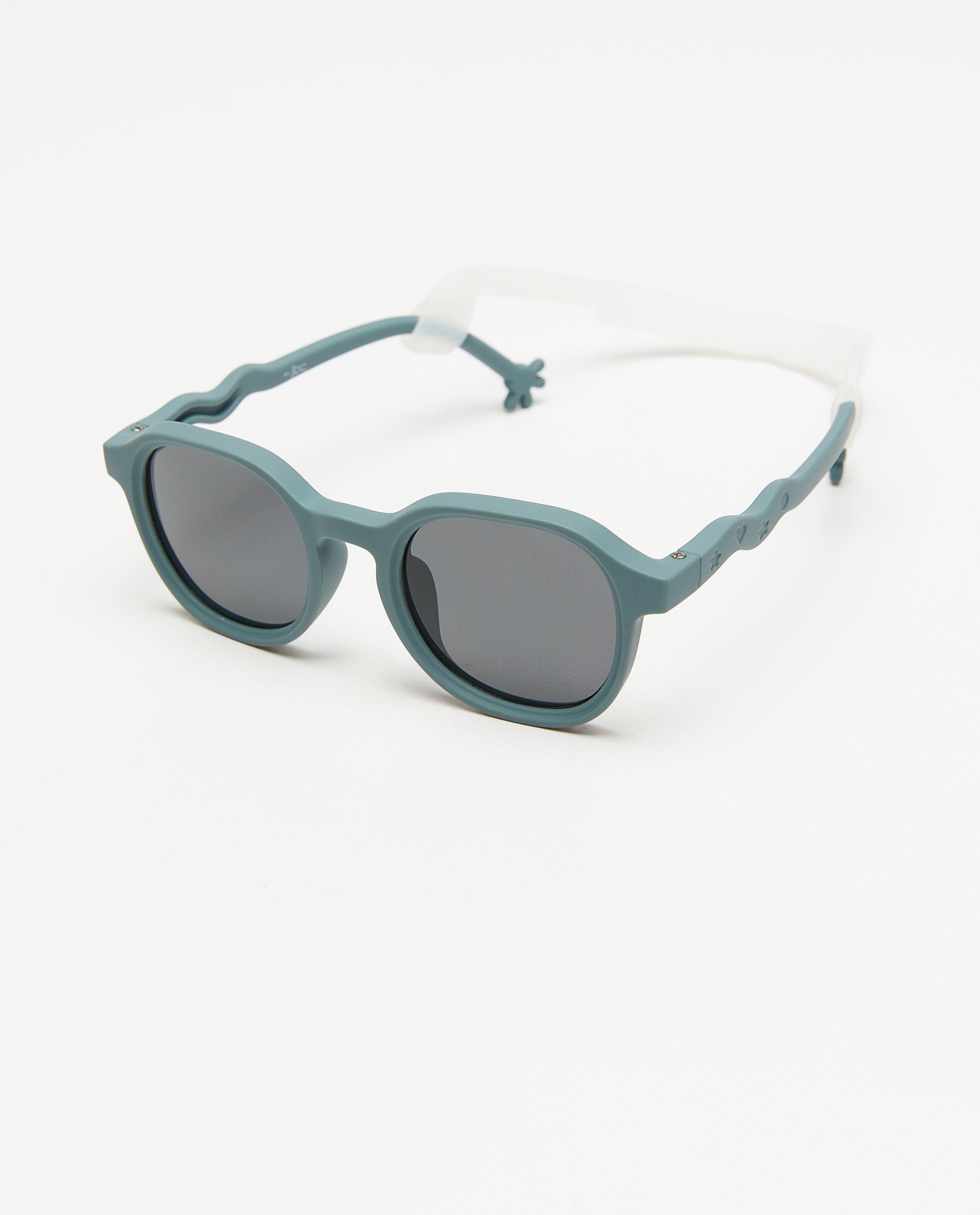 Blauwe zonnebril met nekbandje, baby - null - Cuddles and Smiles