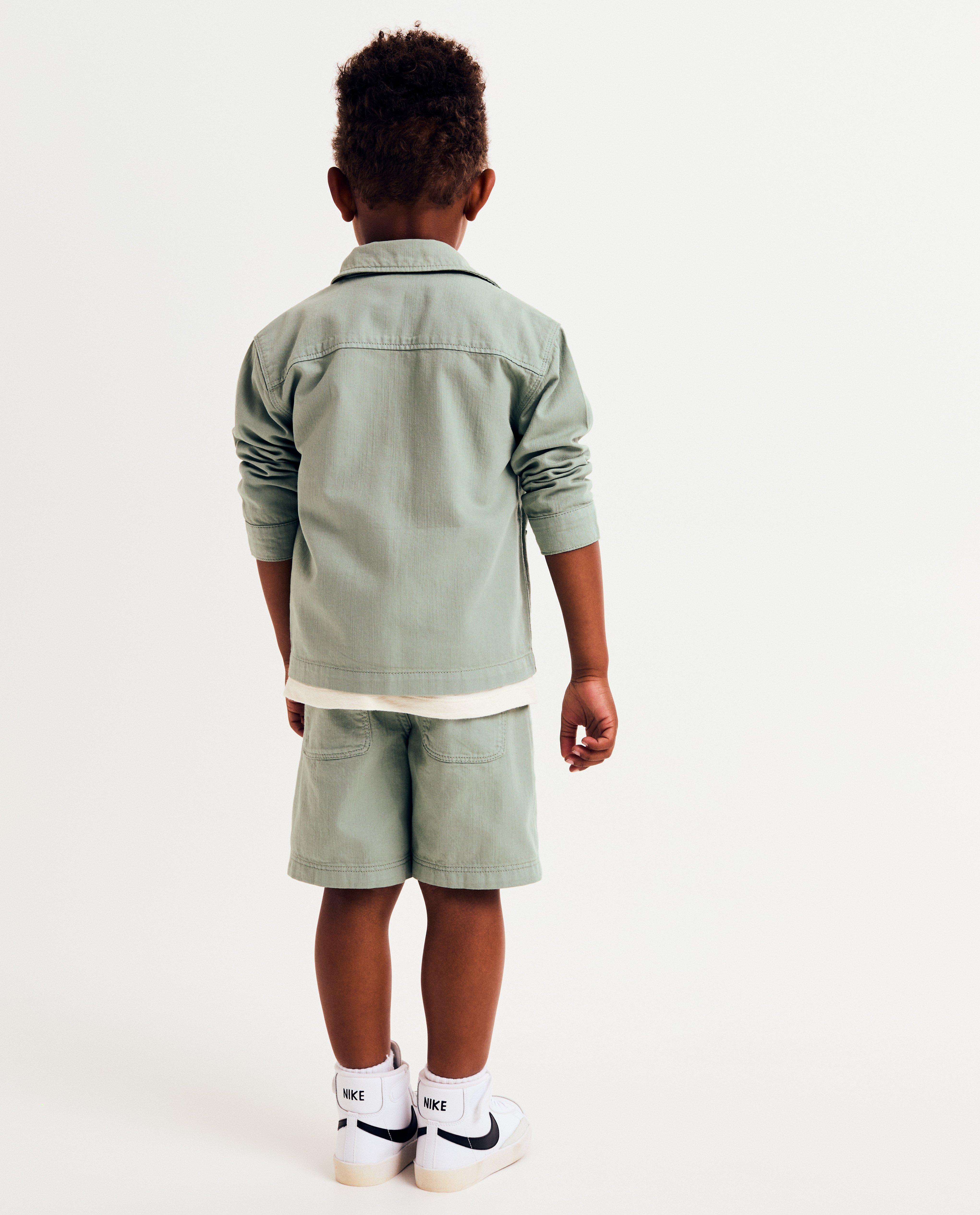 Cardigan - Groen overhemd