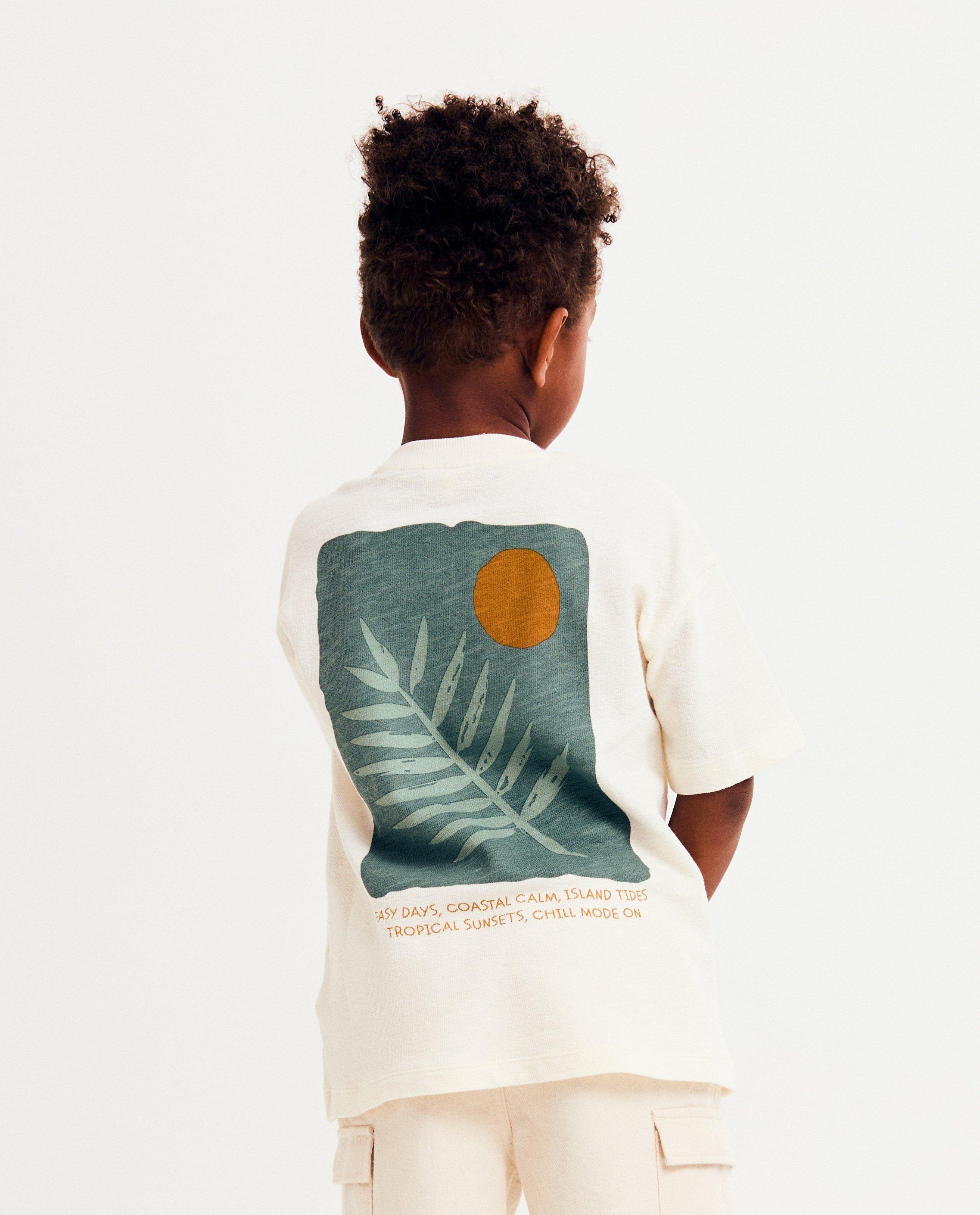 T-shirt met backprint