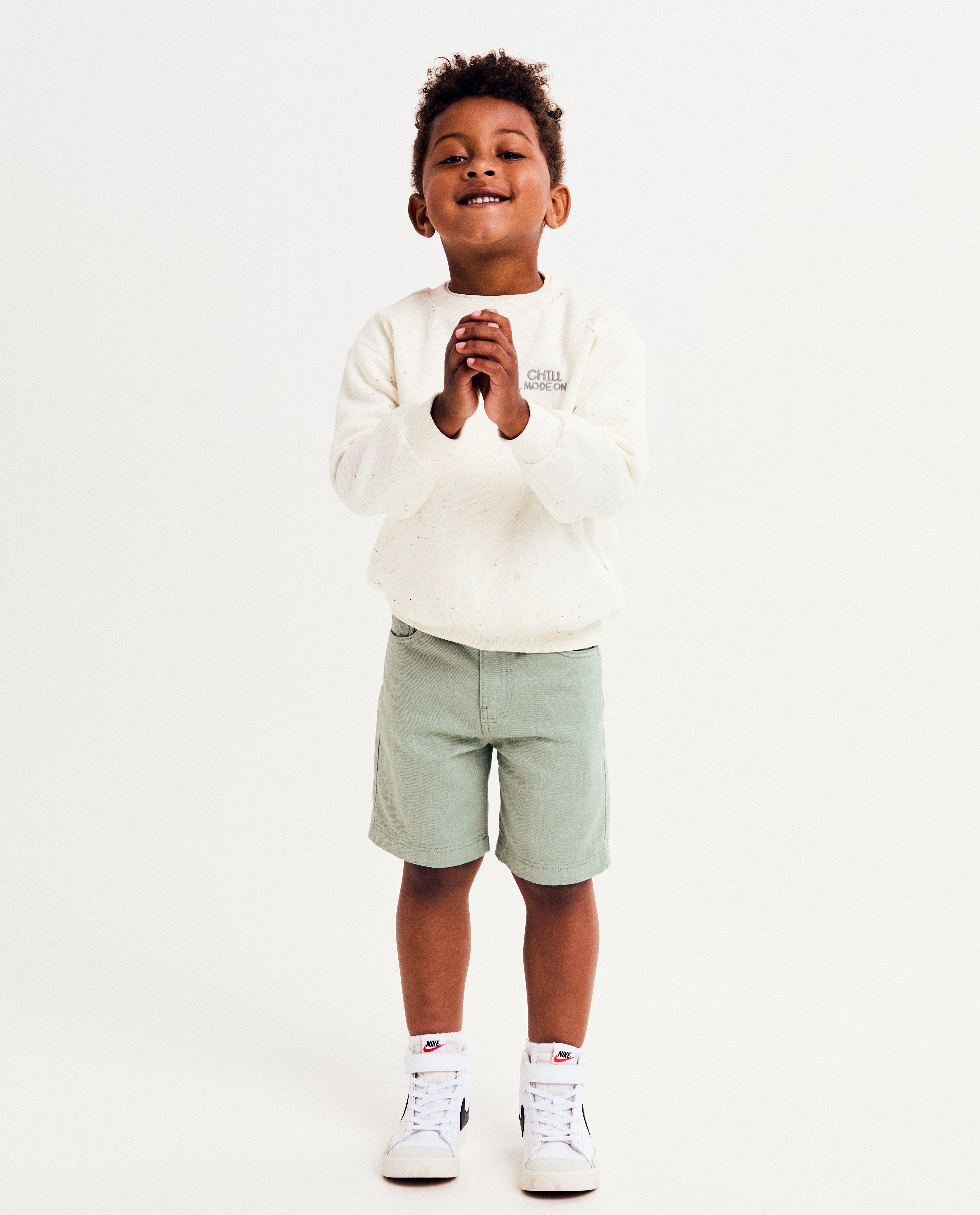 Sweaters - Sweater met geborduurd opschrift