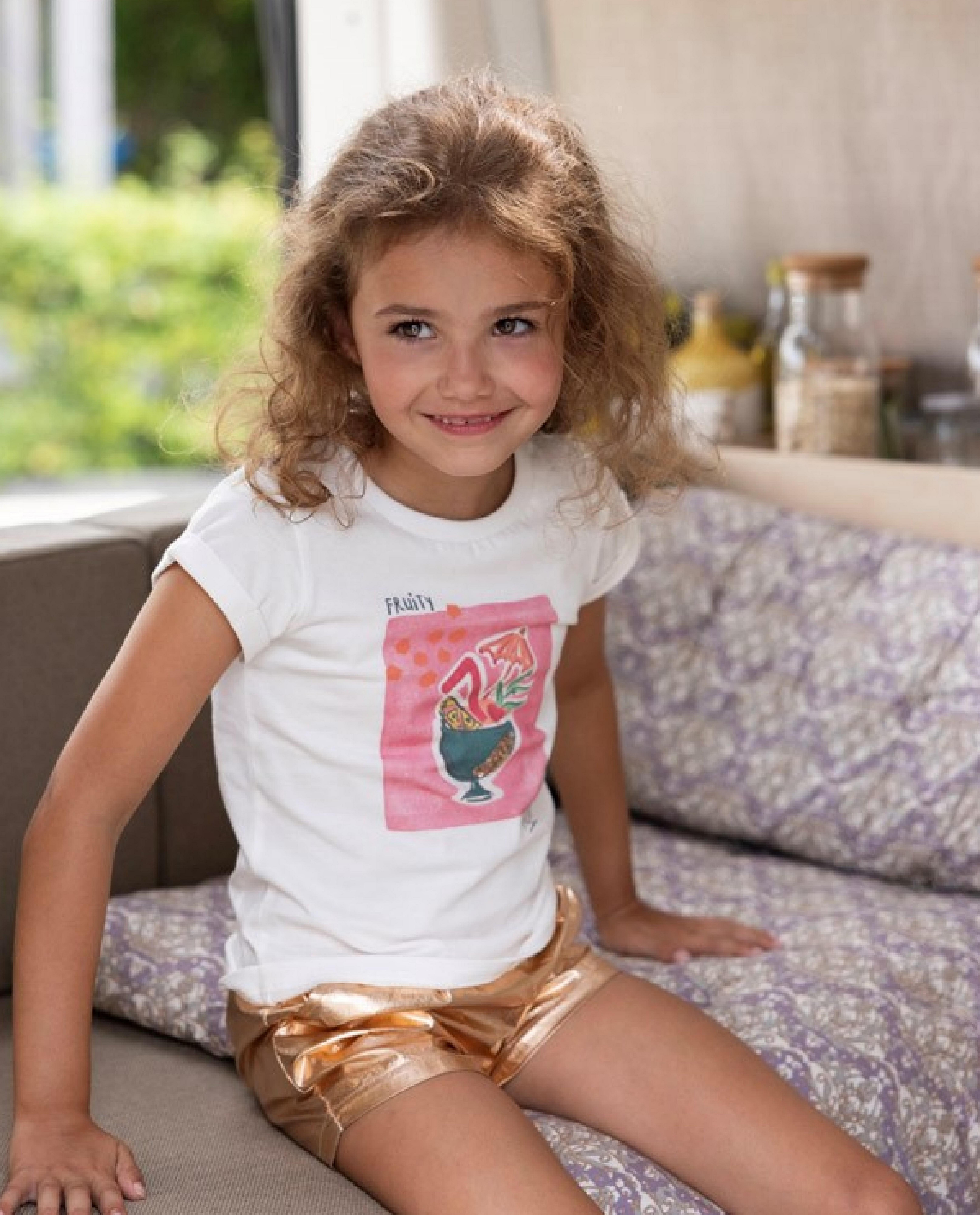 T-shirt met print drankje - null - jubel