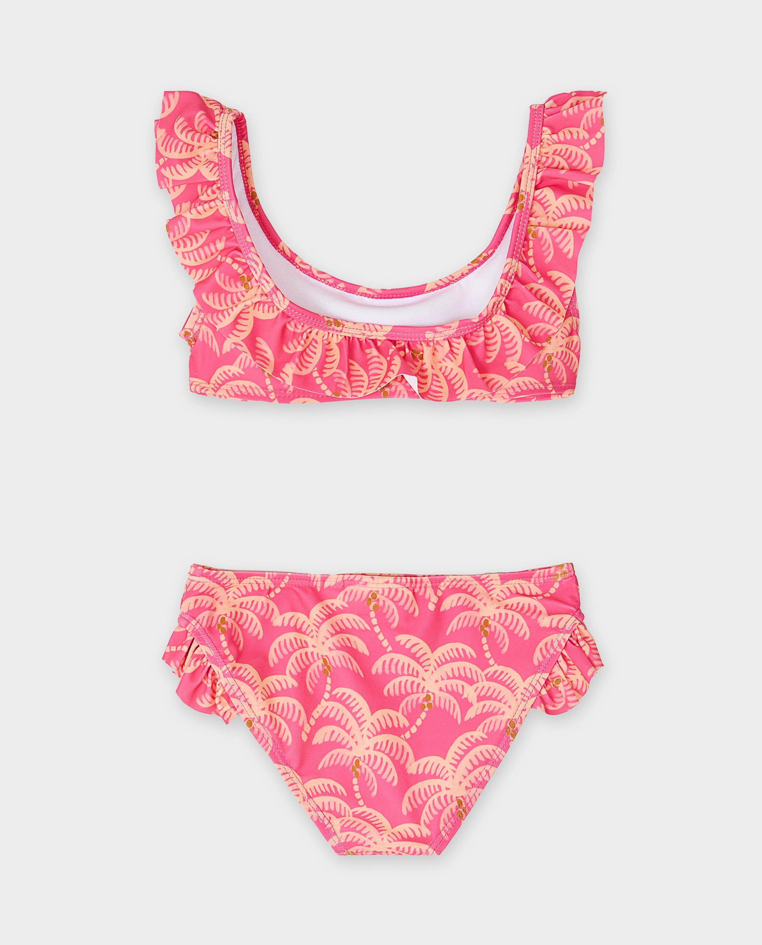 Zwemkleding - Bikini met palmboomprint, UPF 50+, 98-128