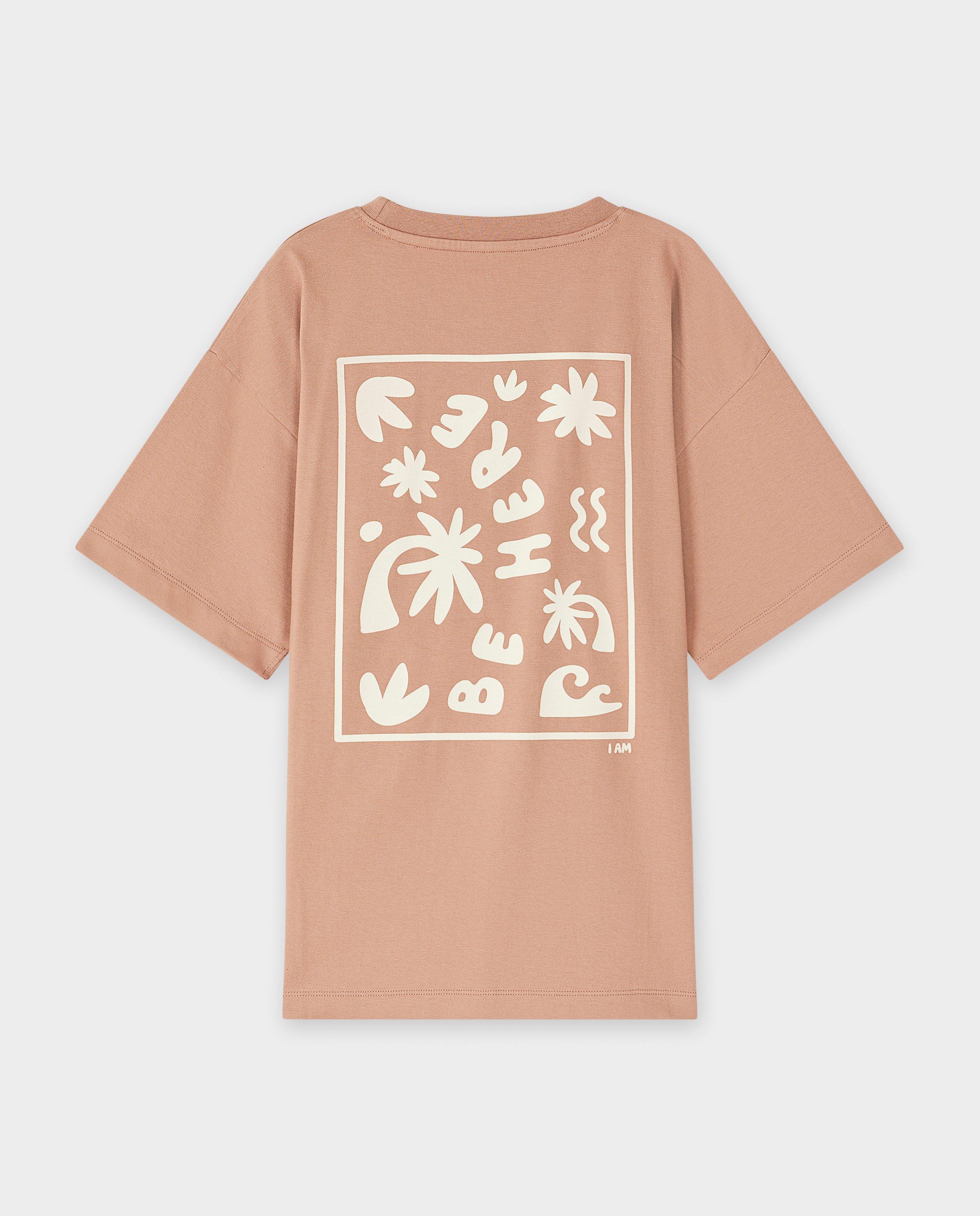 T-shirts - Biokatoenen T-shirt met backprint, 128-164