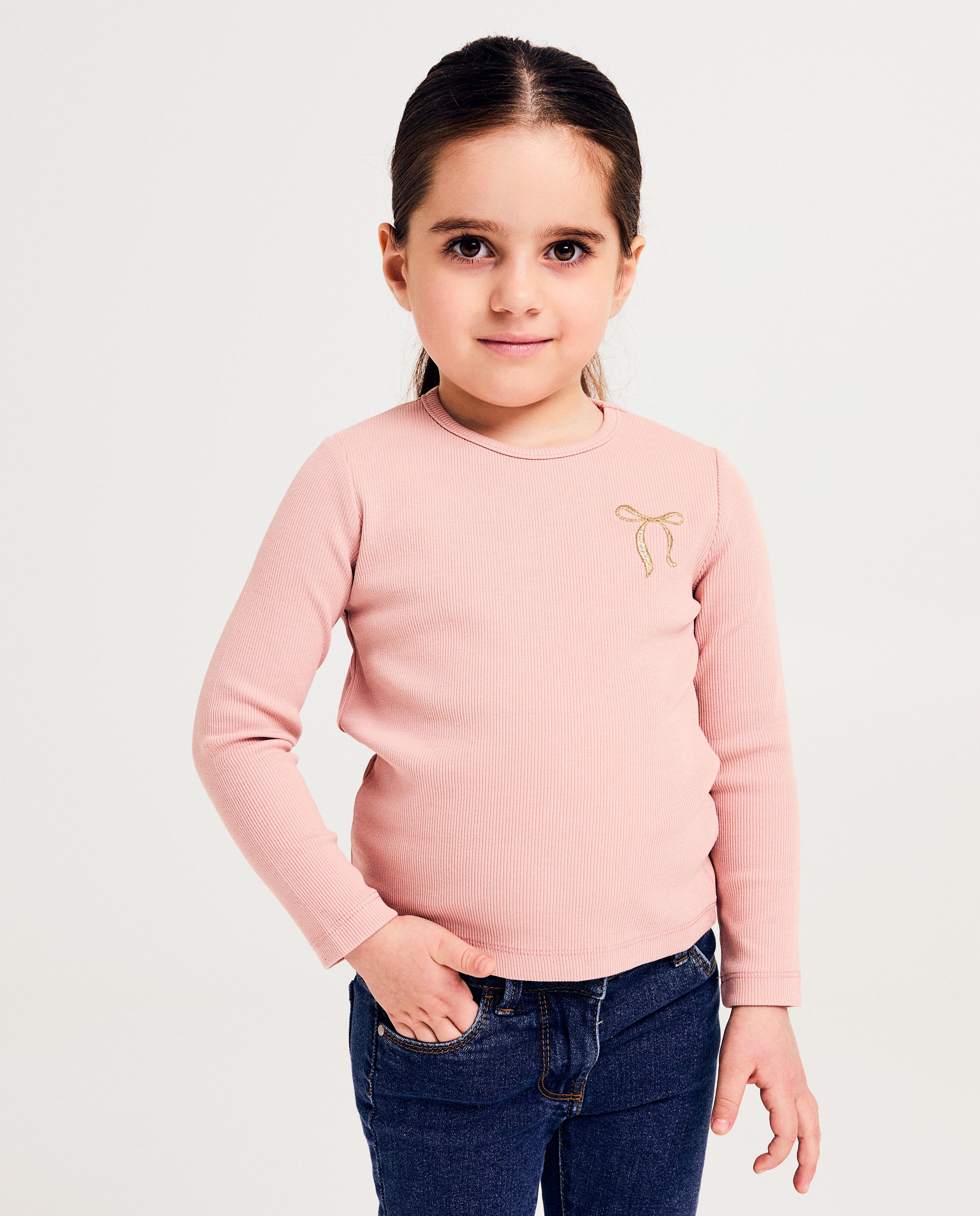 Longsleeve met fijne rib - null - Milla Star