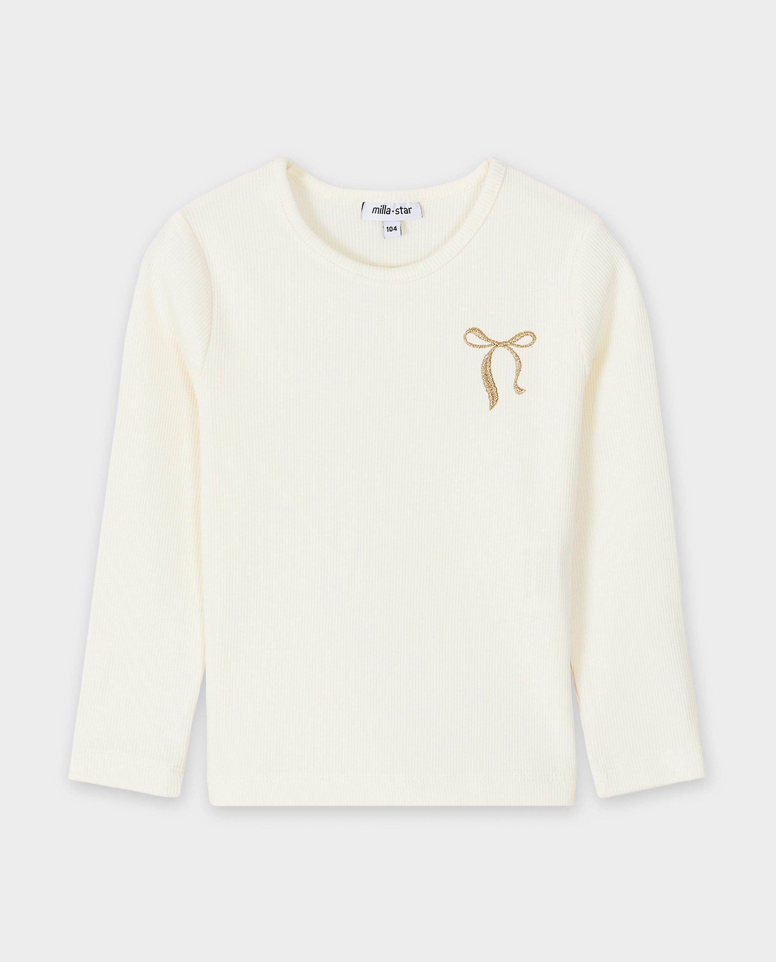 T-shirts - Longsleeve met fijne rib
