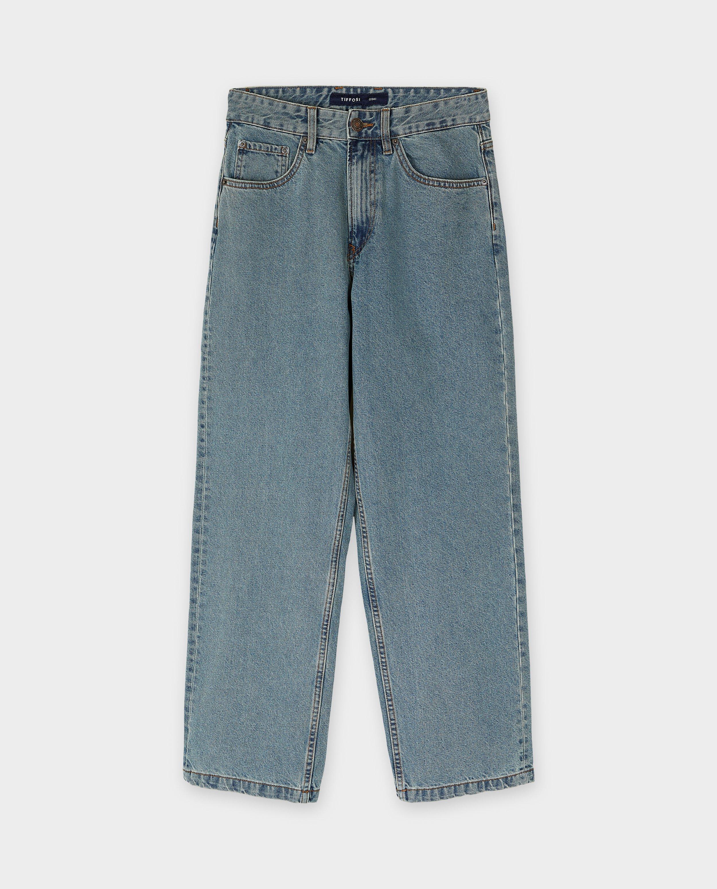 Blauwe jeans, baggy fit - null - Tiffosi