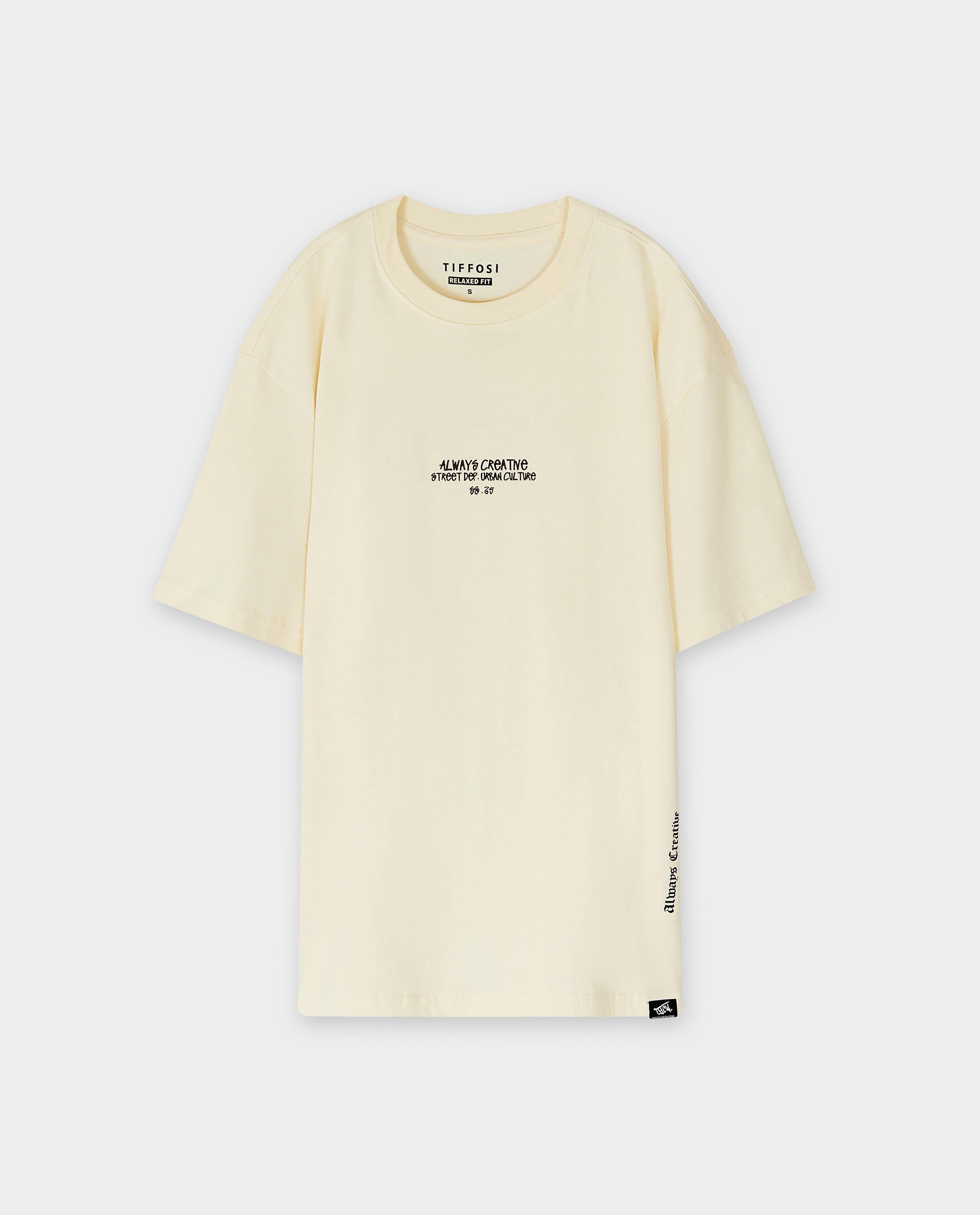 T-shirt met backprint - null - Tiffosi