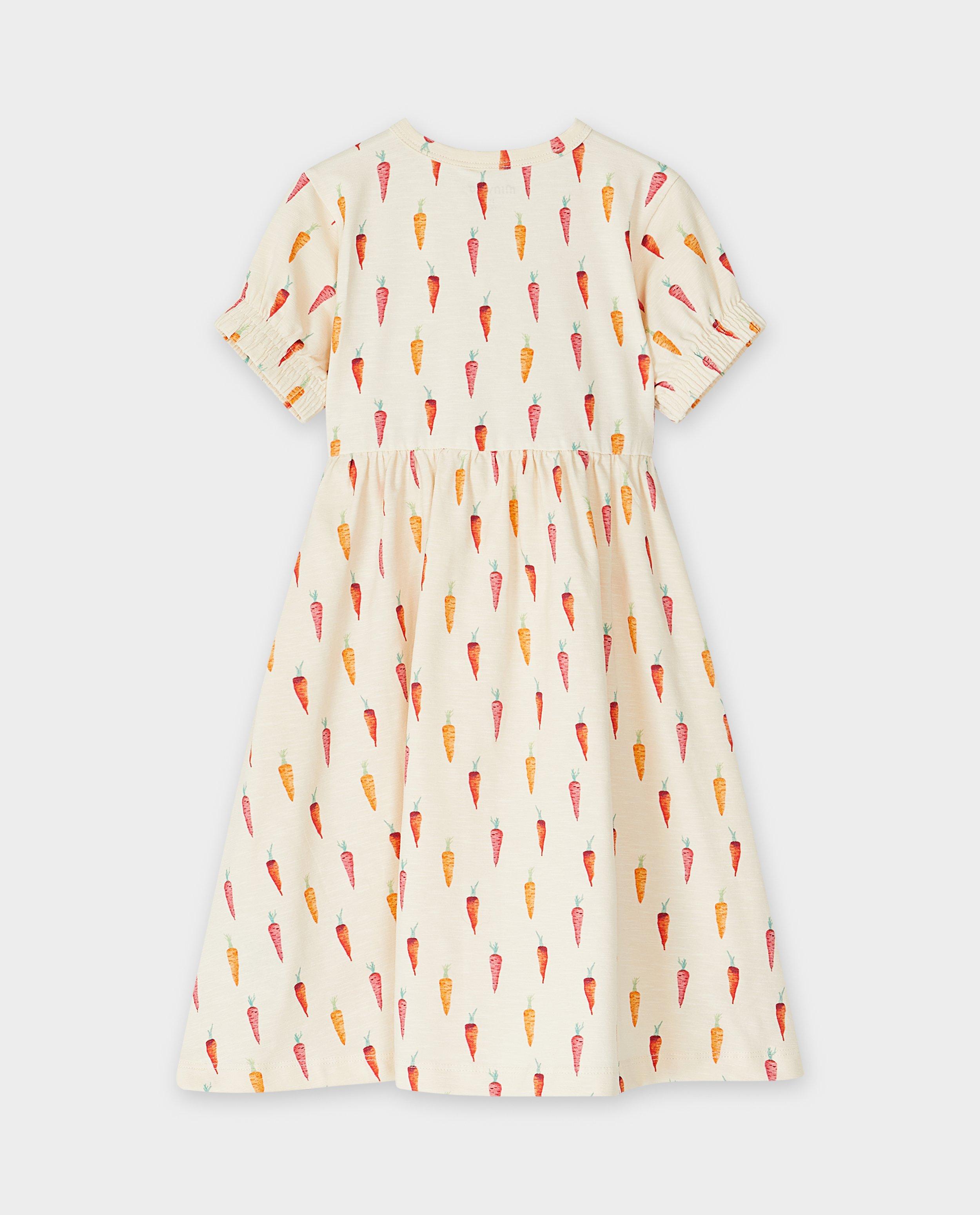 Kleedjes - Jurk met print wortelen