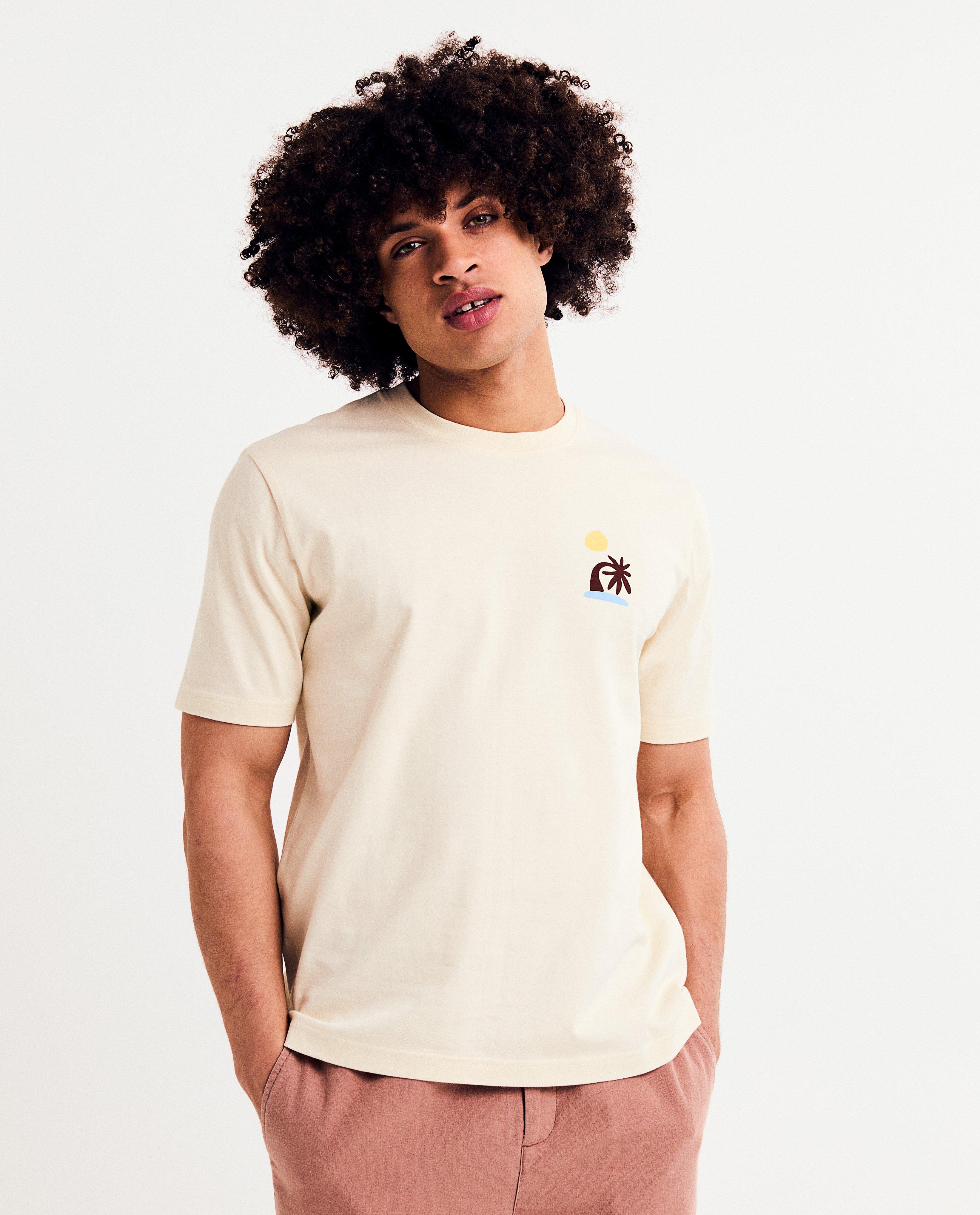 T-shirts - Biokatoenen T-shirt met backprint, S-XXXL