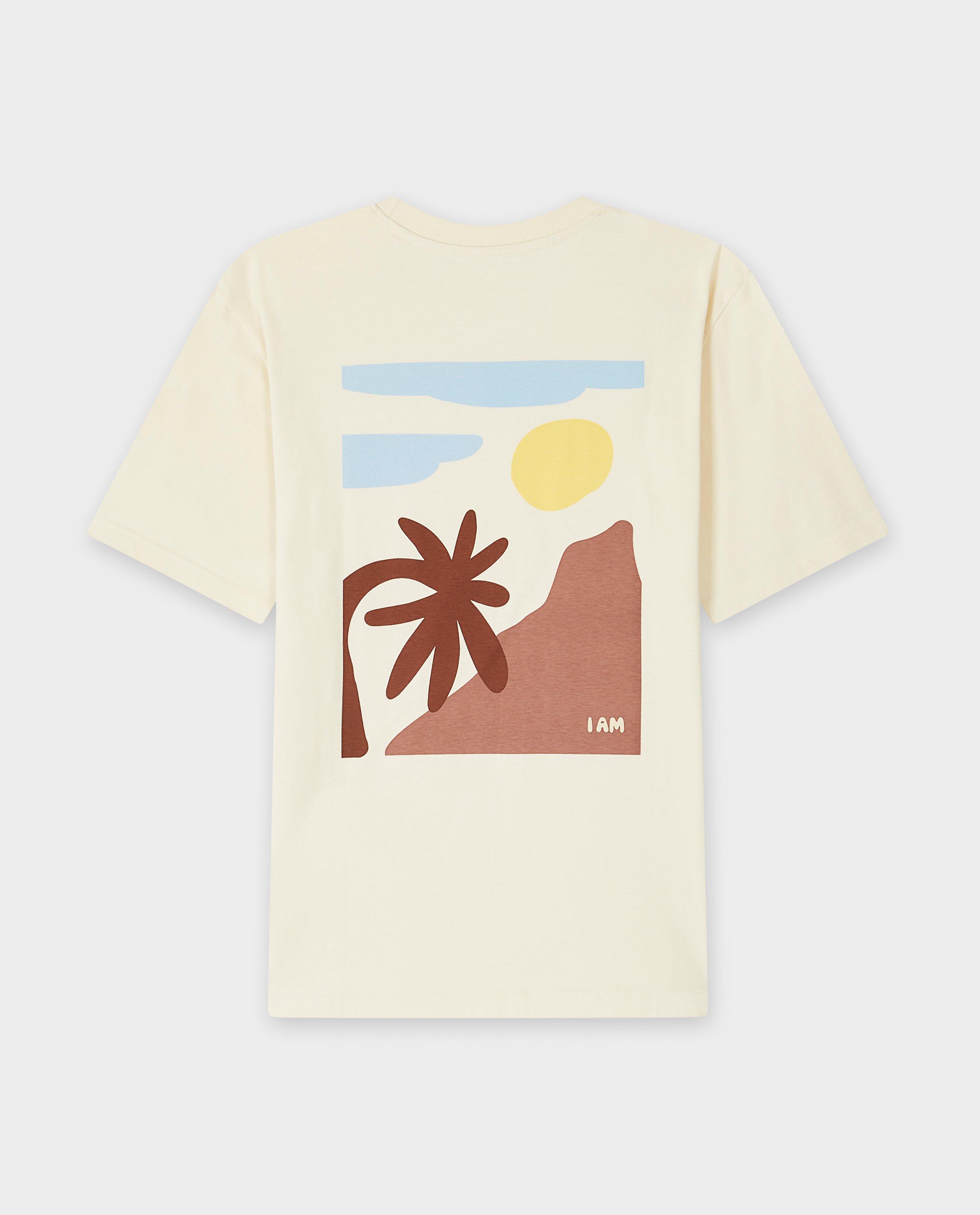 T-shirts - Biokatoenen T-shirt met backprint, S-XXXL