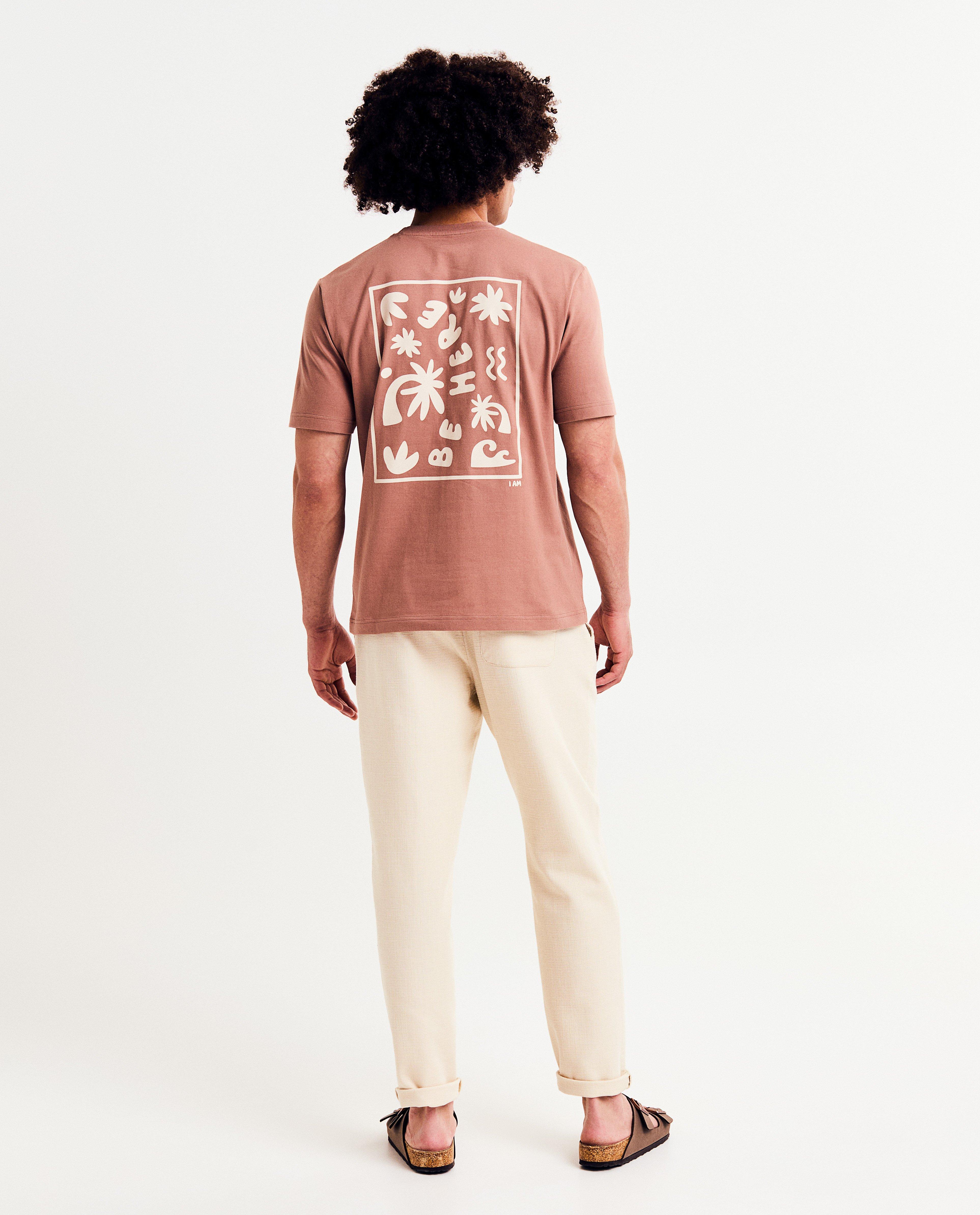 T-shirts - Biokatoenen T-shirt met backprint, S-XXXL