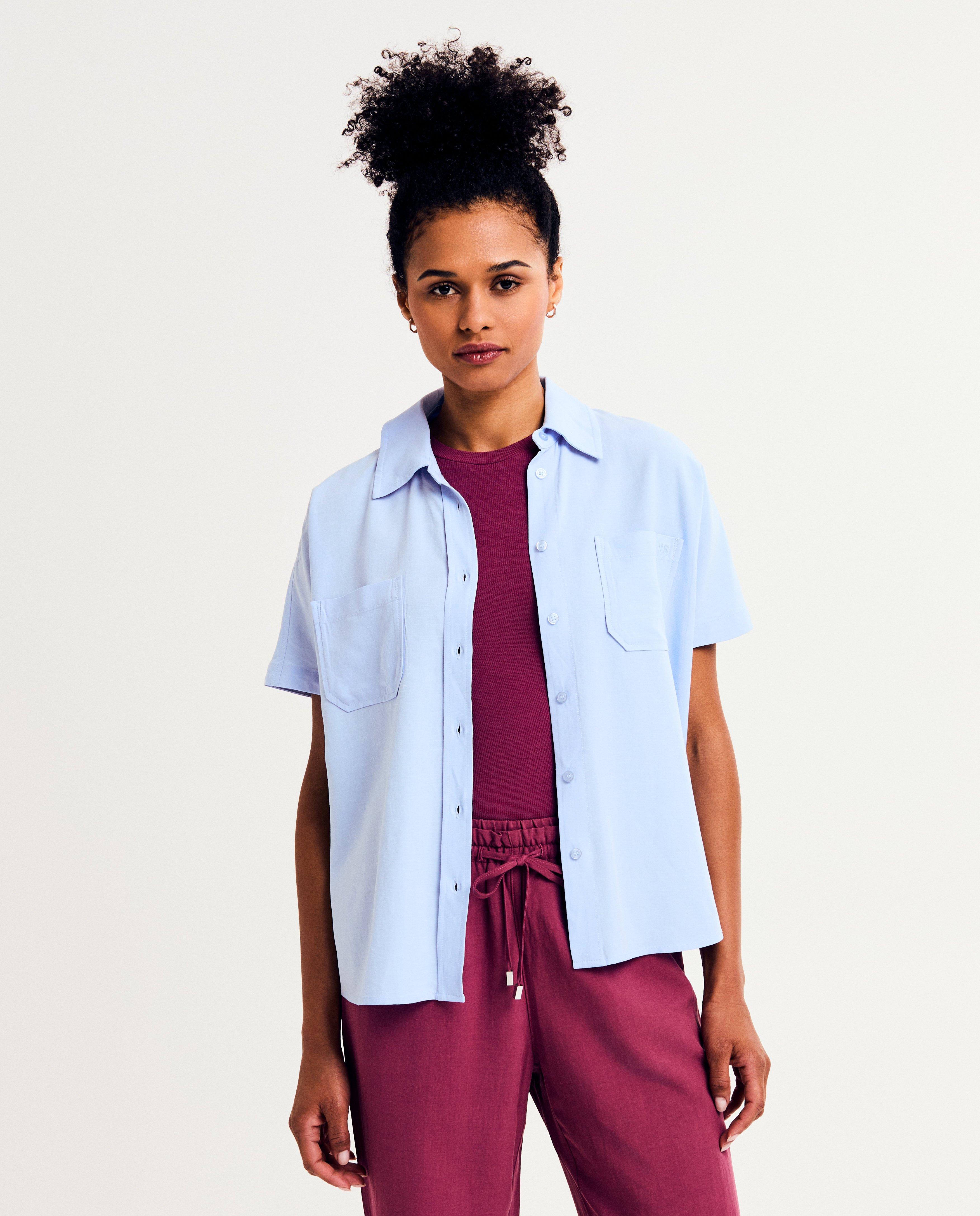 Chemise bleu clair, 36-46 - null - I AM