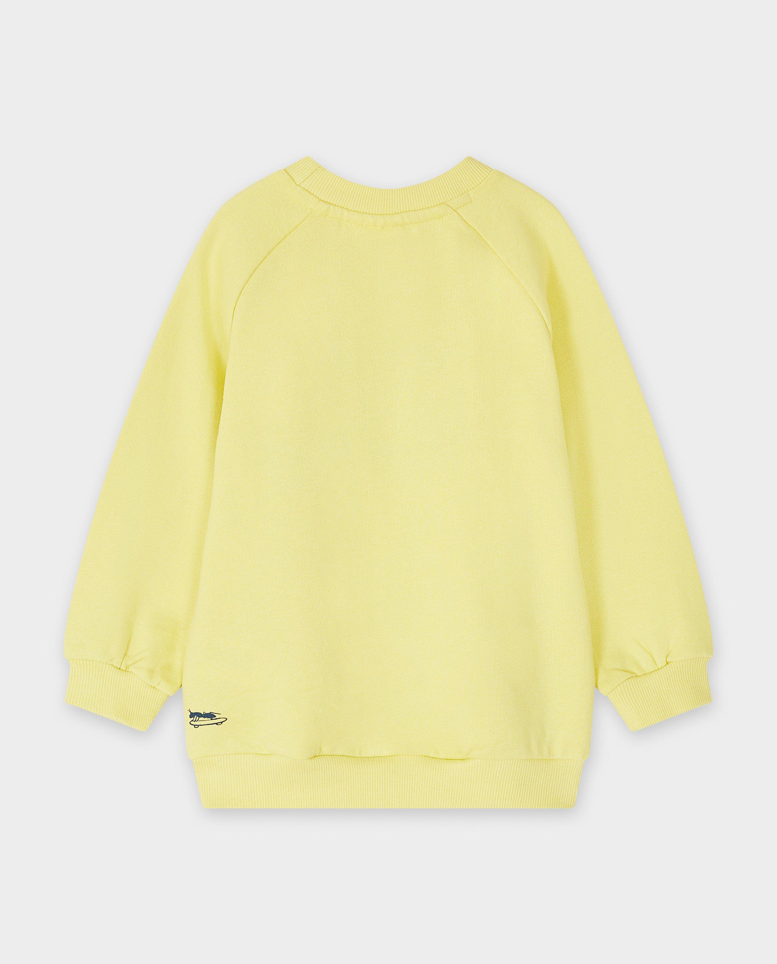 Sweaters - Sweater met opschrift van bouclé